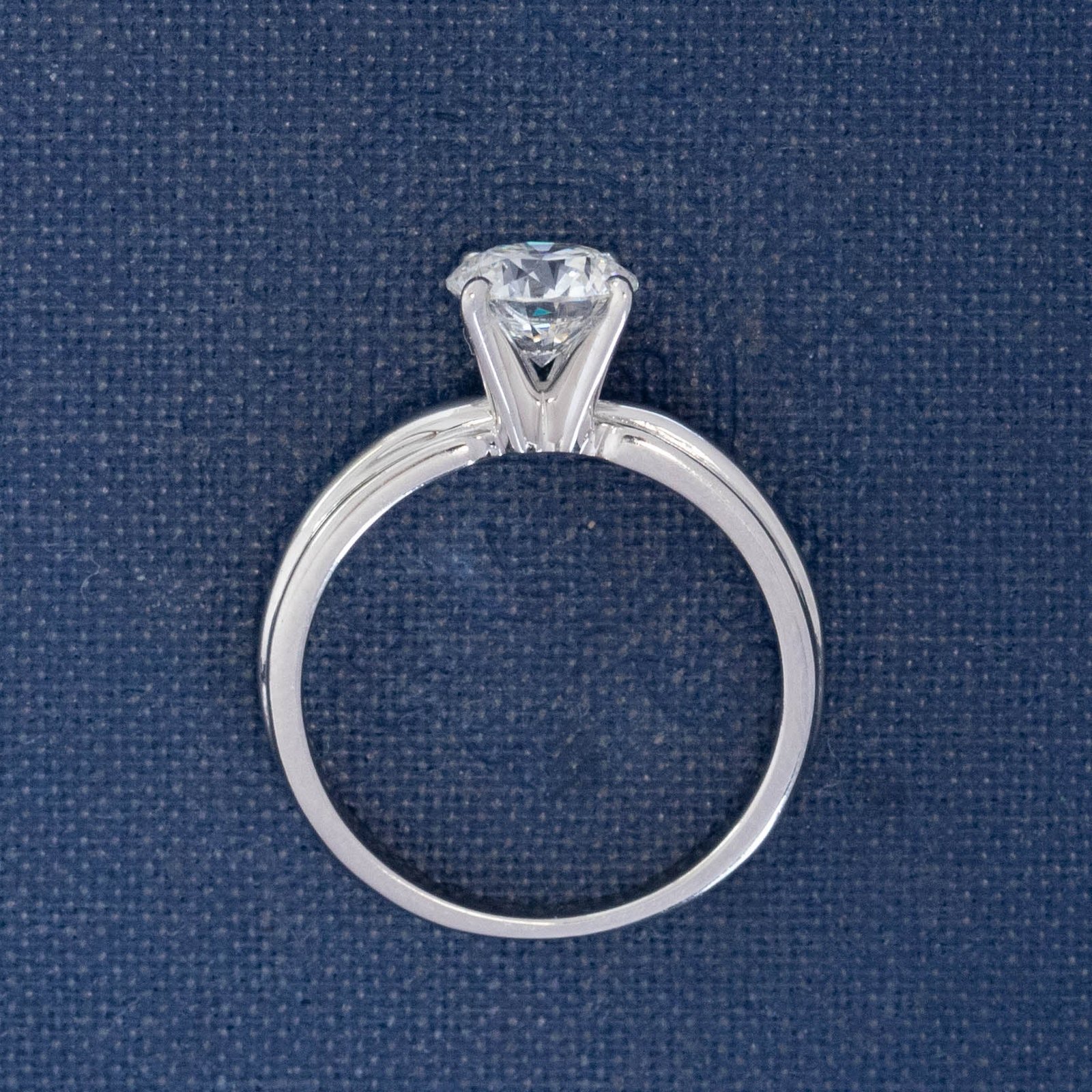 1.04ct Vintage Round Brilliant Cut Diamond Solitaire, GIA - Image 6