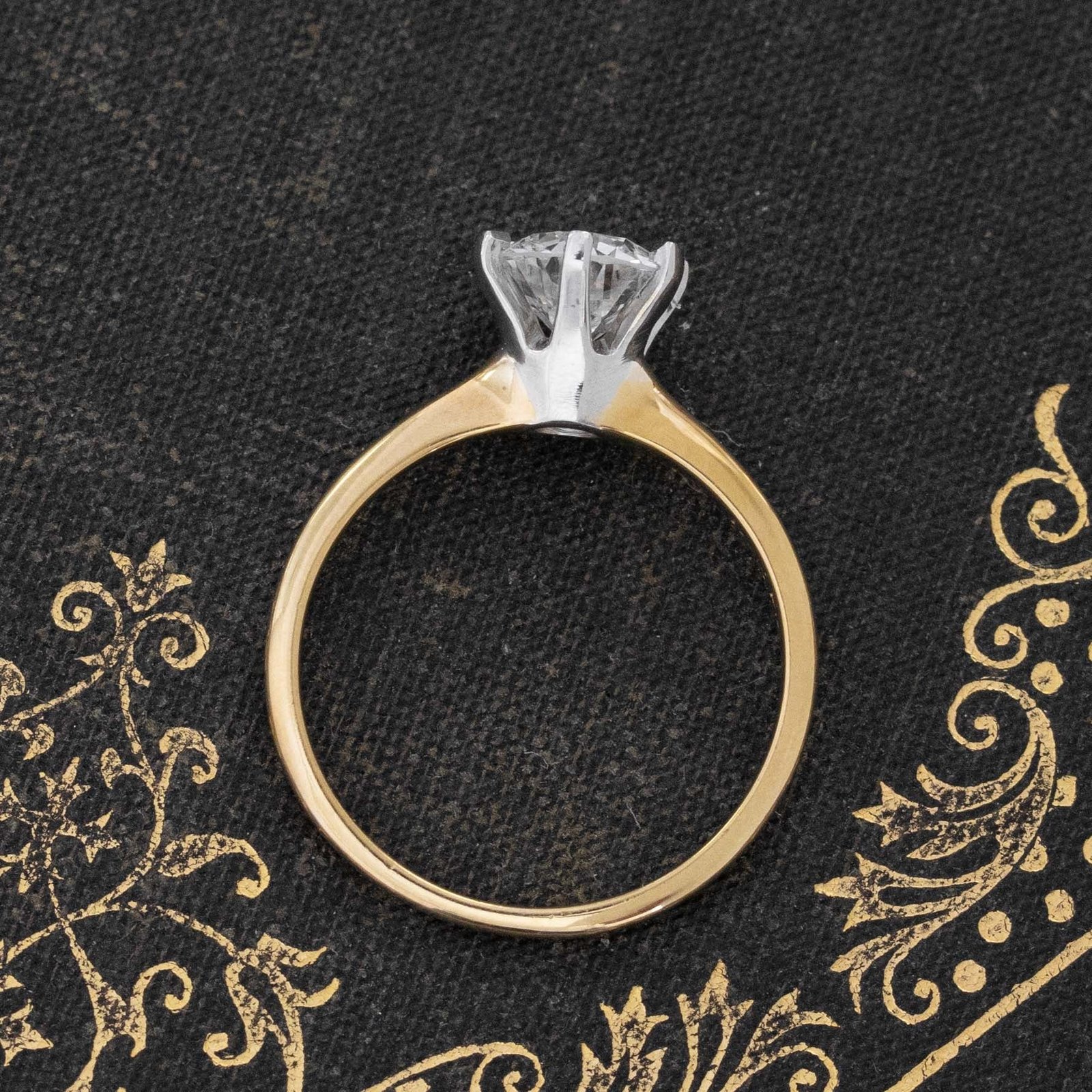 1.05ct Vintage Old European Cut Diamond Solitaire - Image 5