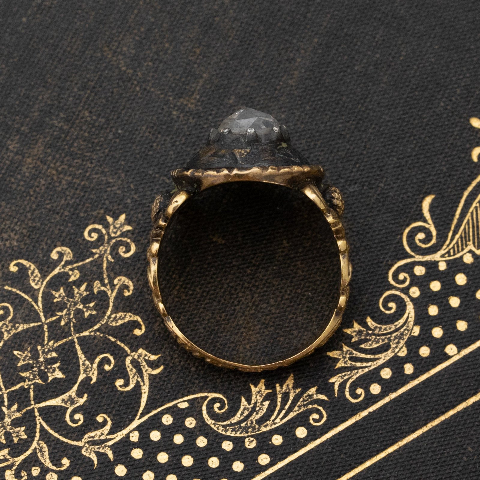 1.20ct Georgian Rose Cut Diamond Ring - Image 7