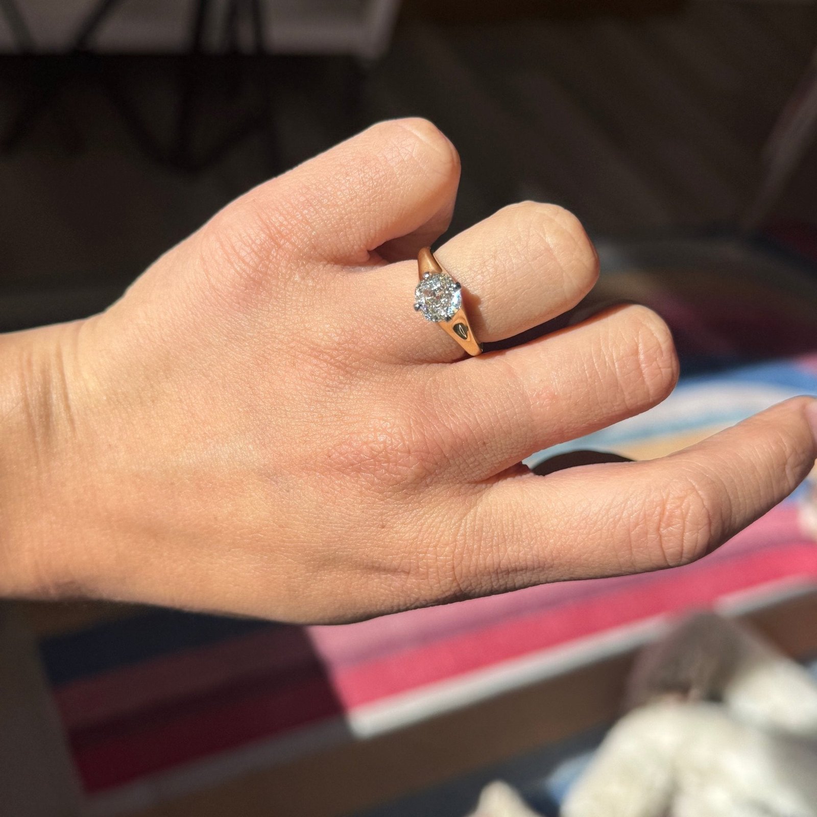 1.29ct Cushion Cut Diamond Solitaire, GIA - Image 2
