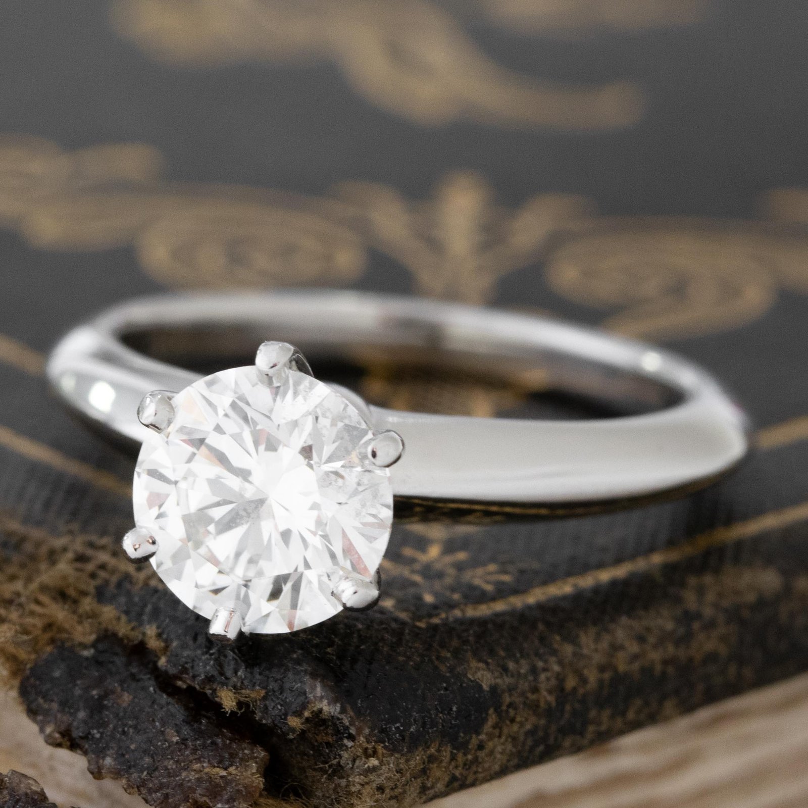 1.31ct Round Brilliant Cut Diamond Solitaire, by Tiffany & Co. - Image 5
