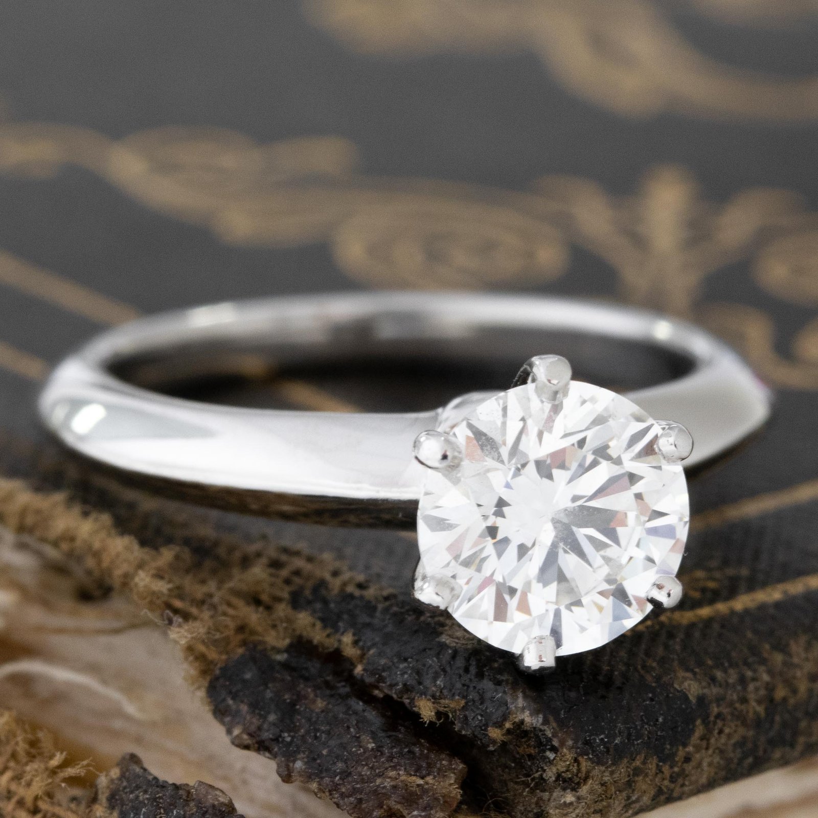 1.31ct Round Brilliant Cut Diamond Solitaire, by Tiffany & Co. - Image 3