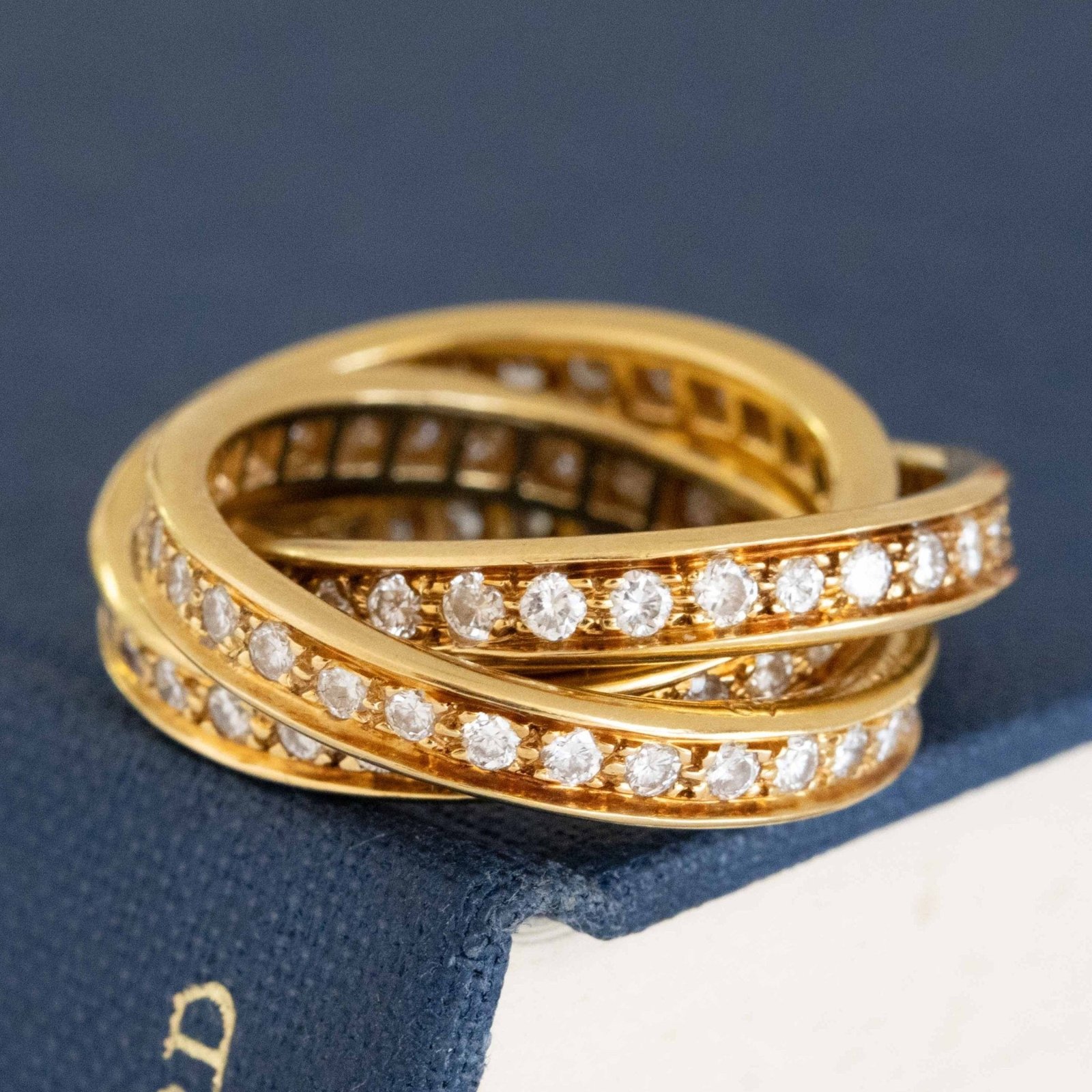 1.40ctw Diamond Eternity Rolling Ring, by Cartier France - Image 5