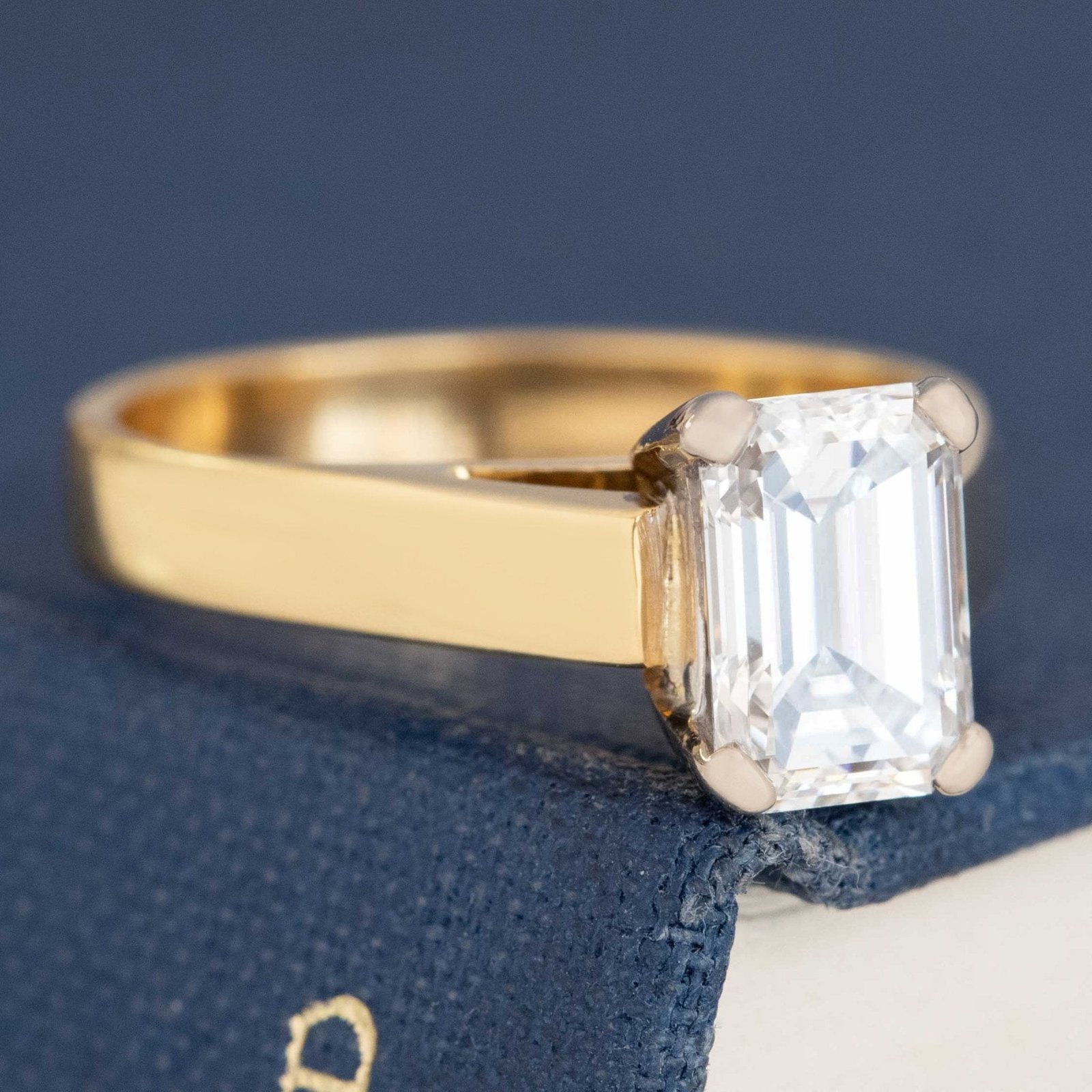 1.41ct Emerald Cut Diamond Solitaire, GIA - Image 3