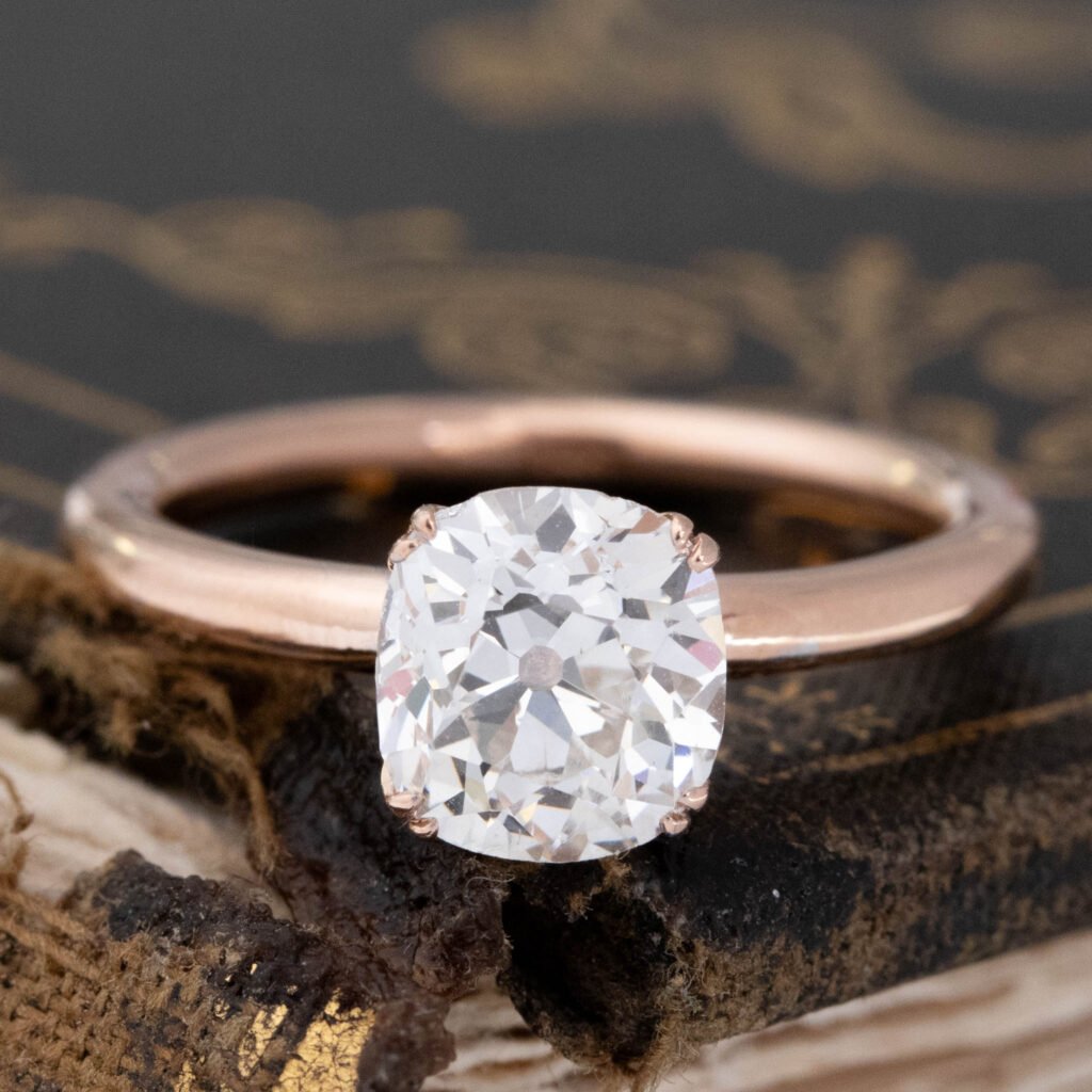 1.51ct Old Mine Cut Diamond Solitaire
