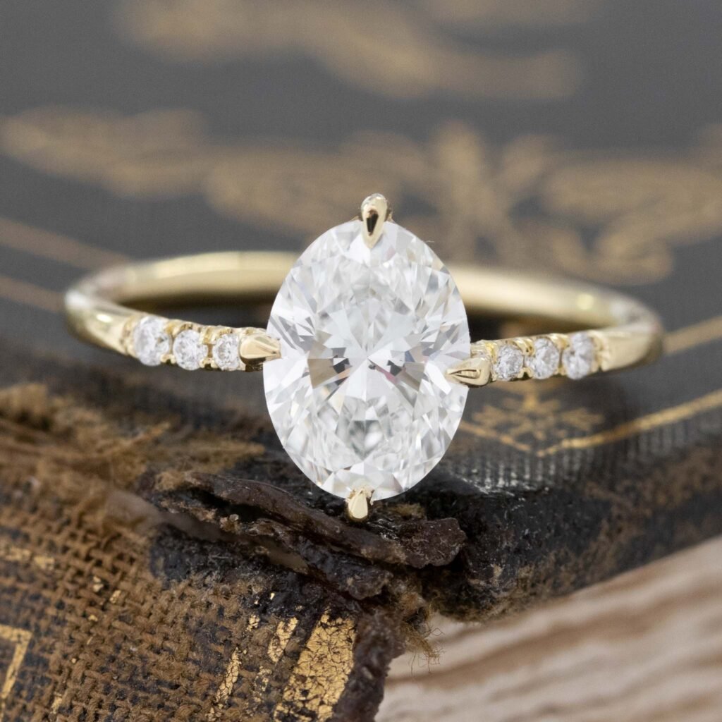 1.51ct Oval Cut Diamond Solitaire