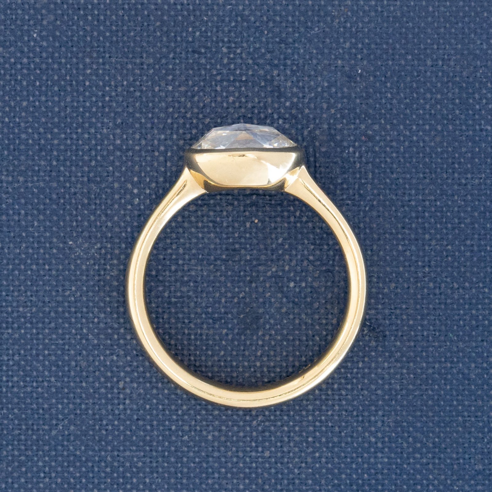 1.51ct Oval Rose Cut Diamond Solitaire, GIA - Image 5