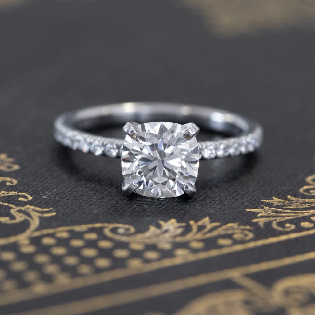 1.60ct Cushion Cut Solitaire, by Blue Nile