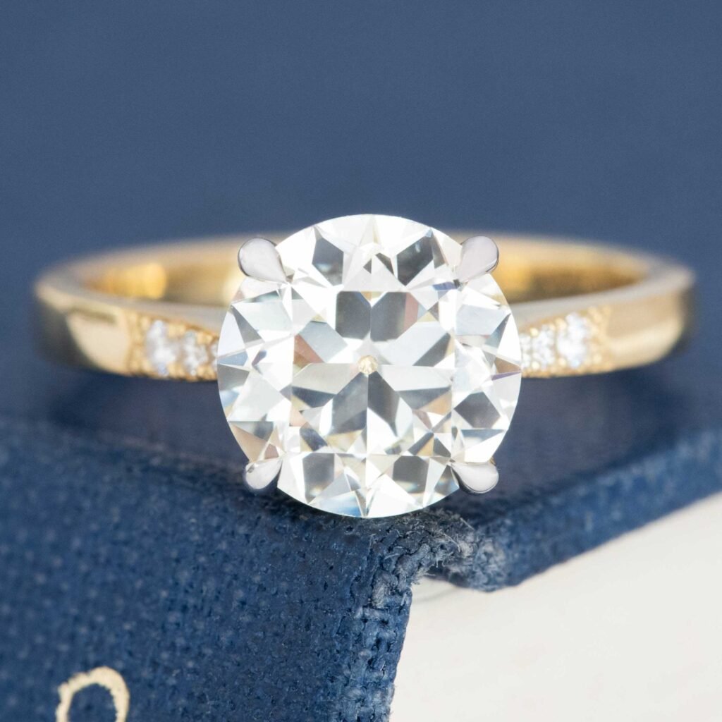 1.73ct Old European Cut Diamond Solitaire, GIA