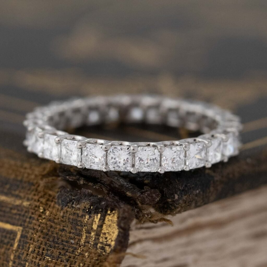 1.75ctw Radiant Cut Diamond Eternity Band