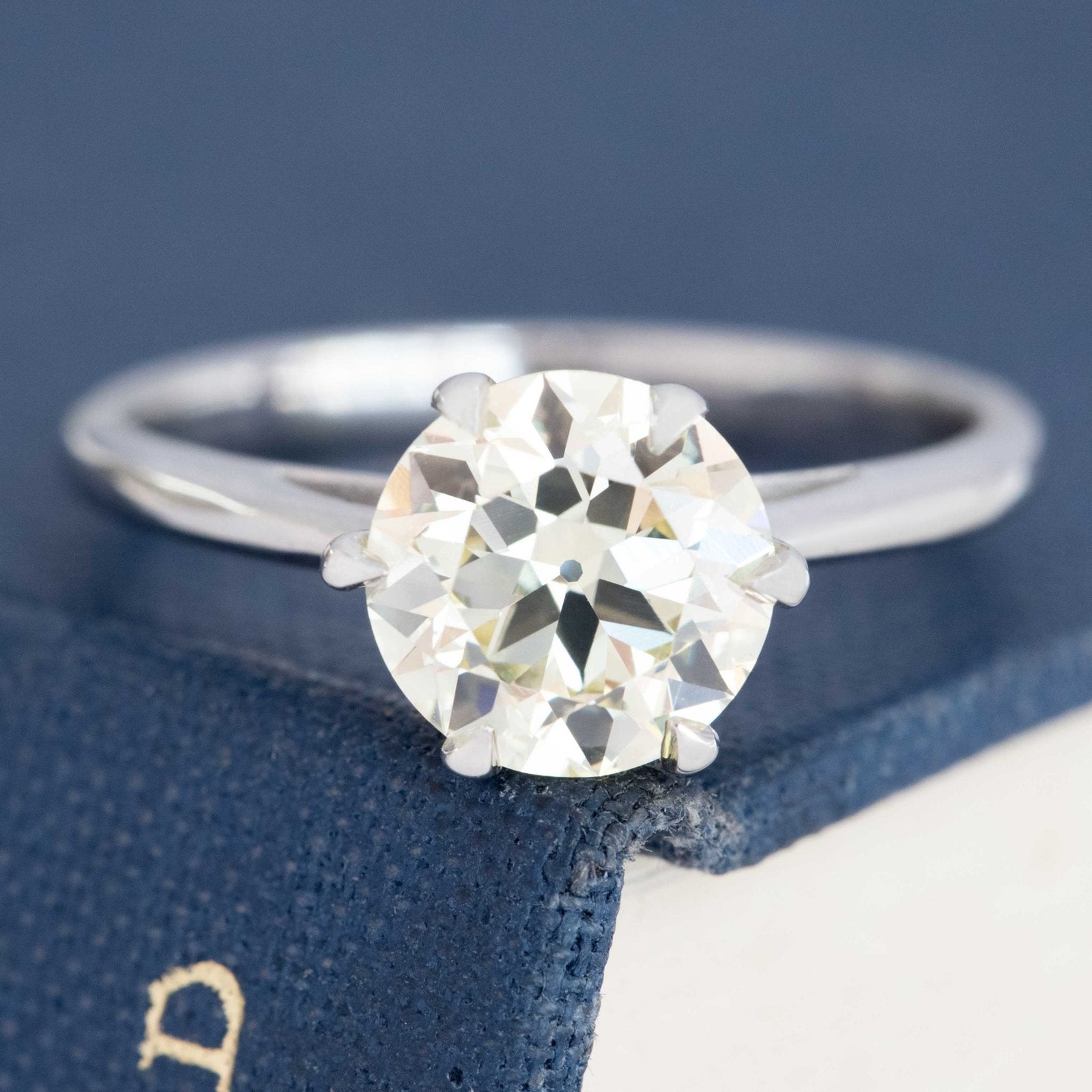 1.77ct Old European Cut Diamond Solitaire, GIA