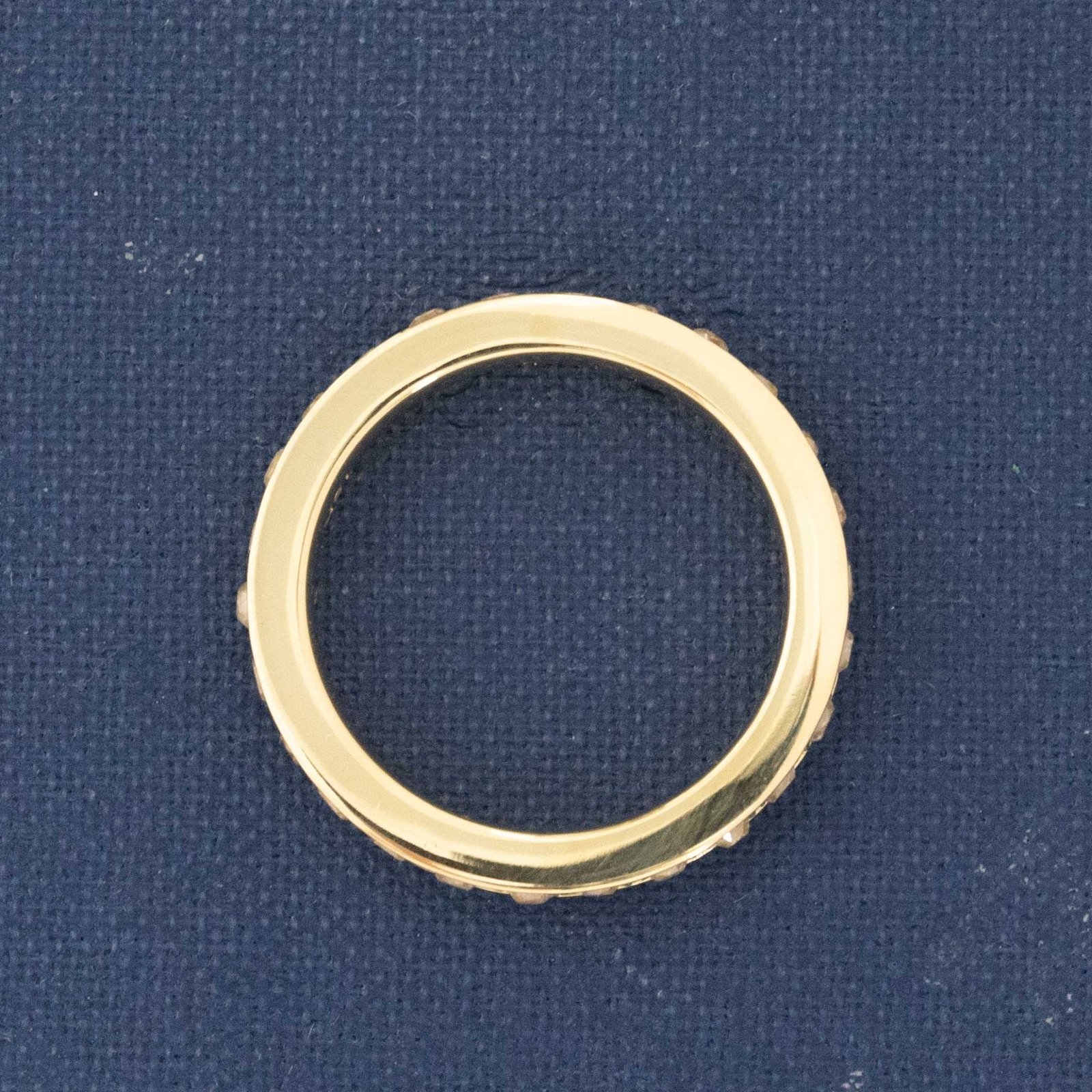 1.97ctw Old Mine Cut Diamond Eternity Band - Image 4