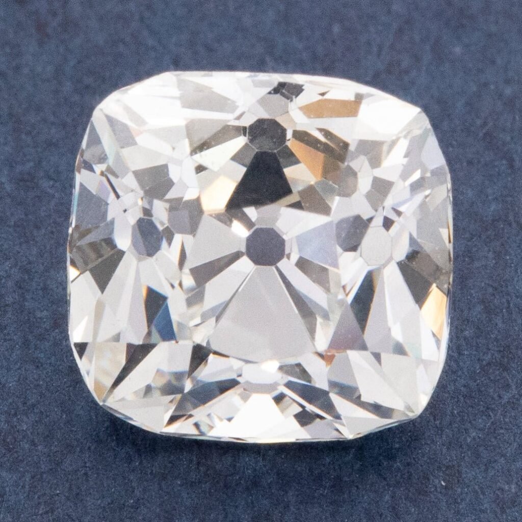 2.01ct Old Mine Cushion Cut Diamond, GIA H VS1