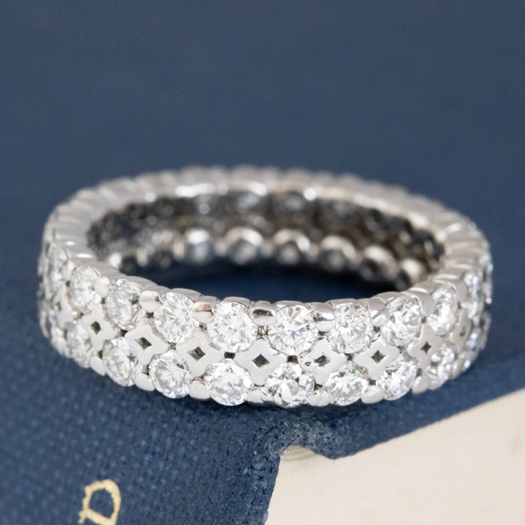 2.00ctw Double Row Diamond Eternity Band, by Ritani