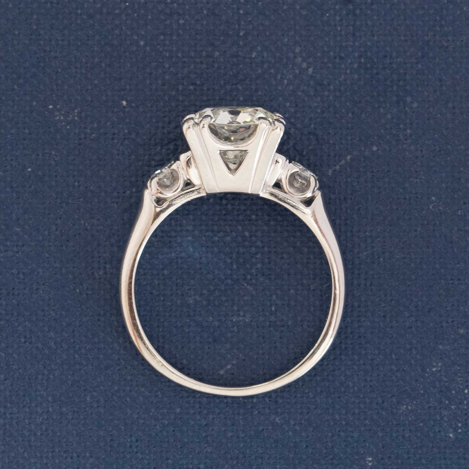 2.02ct Old European Cut Diamond Ring, GIA - Image 5