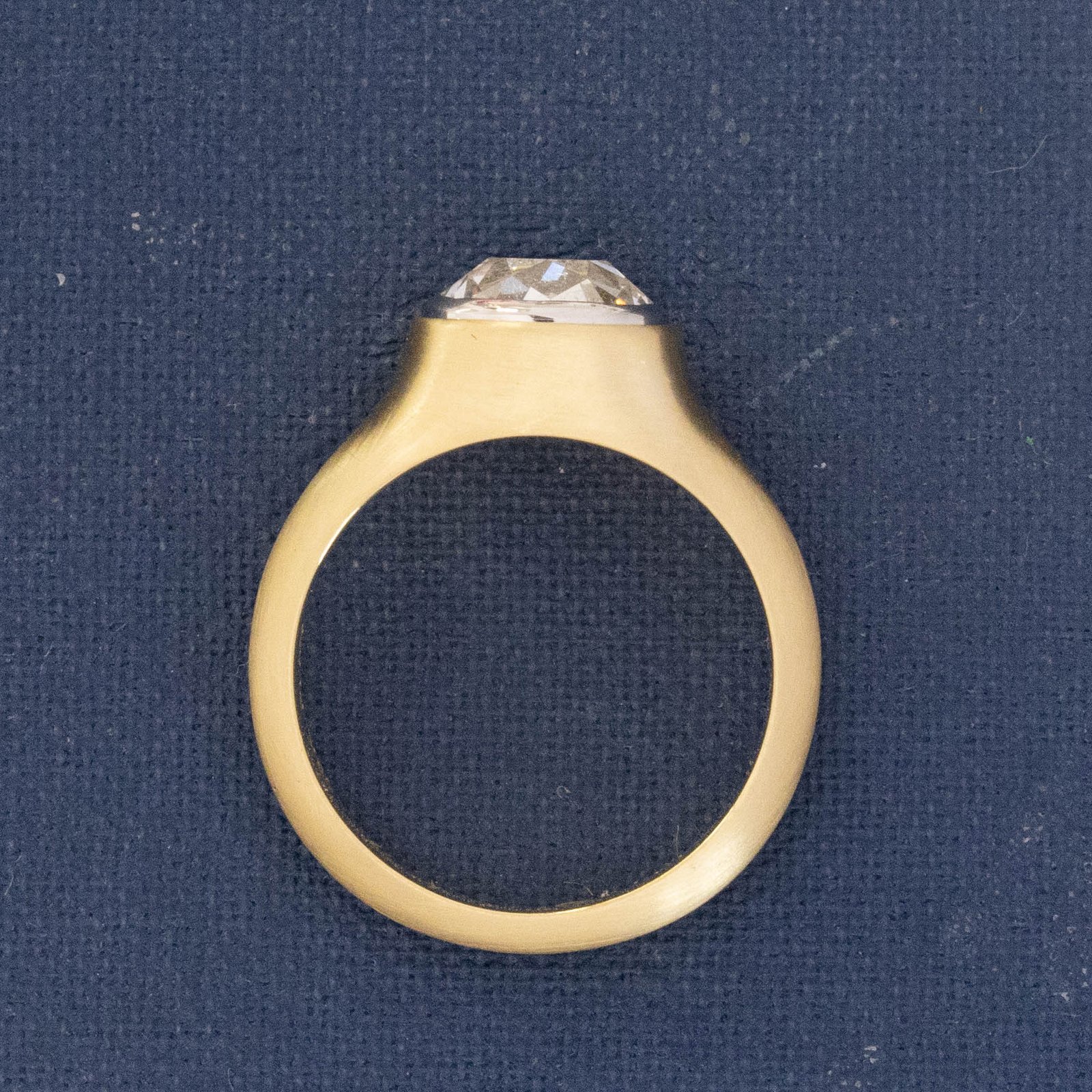 2.04ct Old Mine Cut Diamond Bezel Solitaire - Image 5