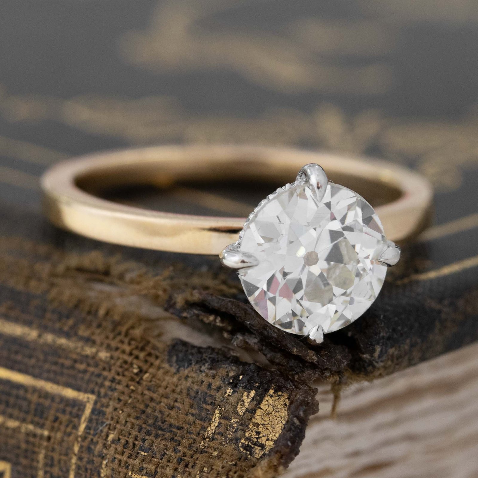 2.05ct Old European Cut Diamond Solitaire - Image 3