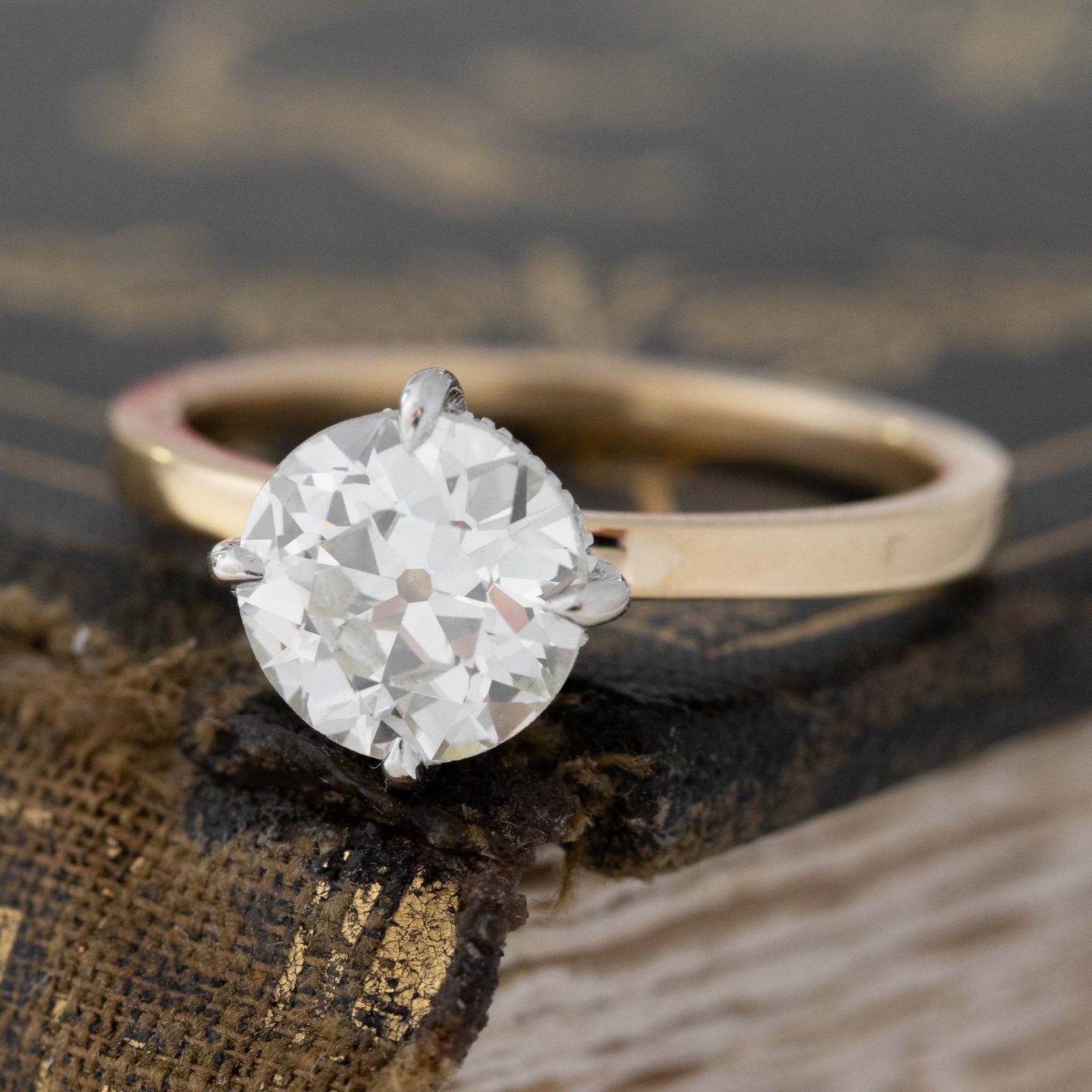 2.05ct Old European Cut Diamond Solitaire - Image 4
