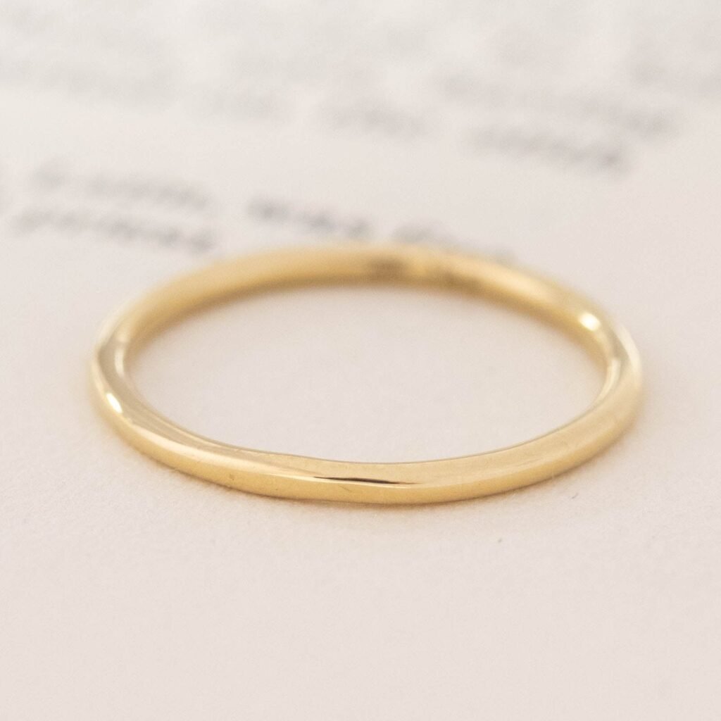 20kt Stacker Band, 1.3mm