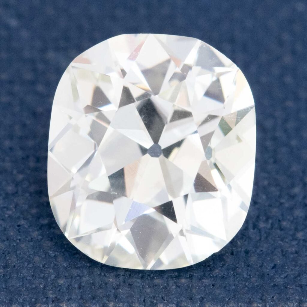 2.15ct Elongated Old Mine Cut Diamond, GIA L VS1