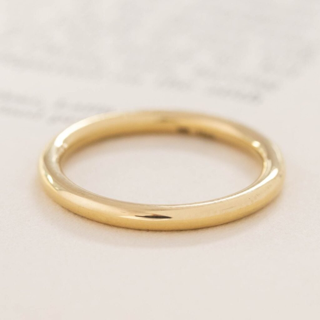 22kt Stacker Band, 2.3mm