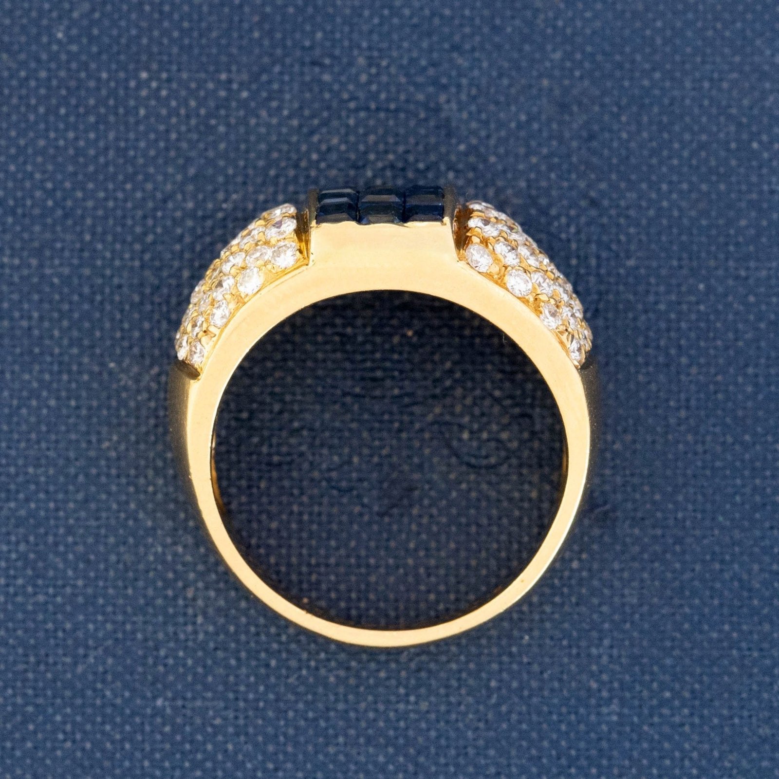 2.35ctw Diamond & Sapphire Cluster Ring, by Boucheron - Image 7