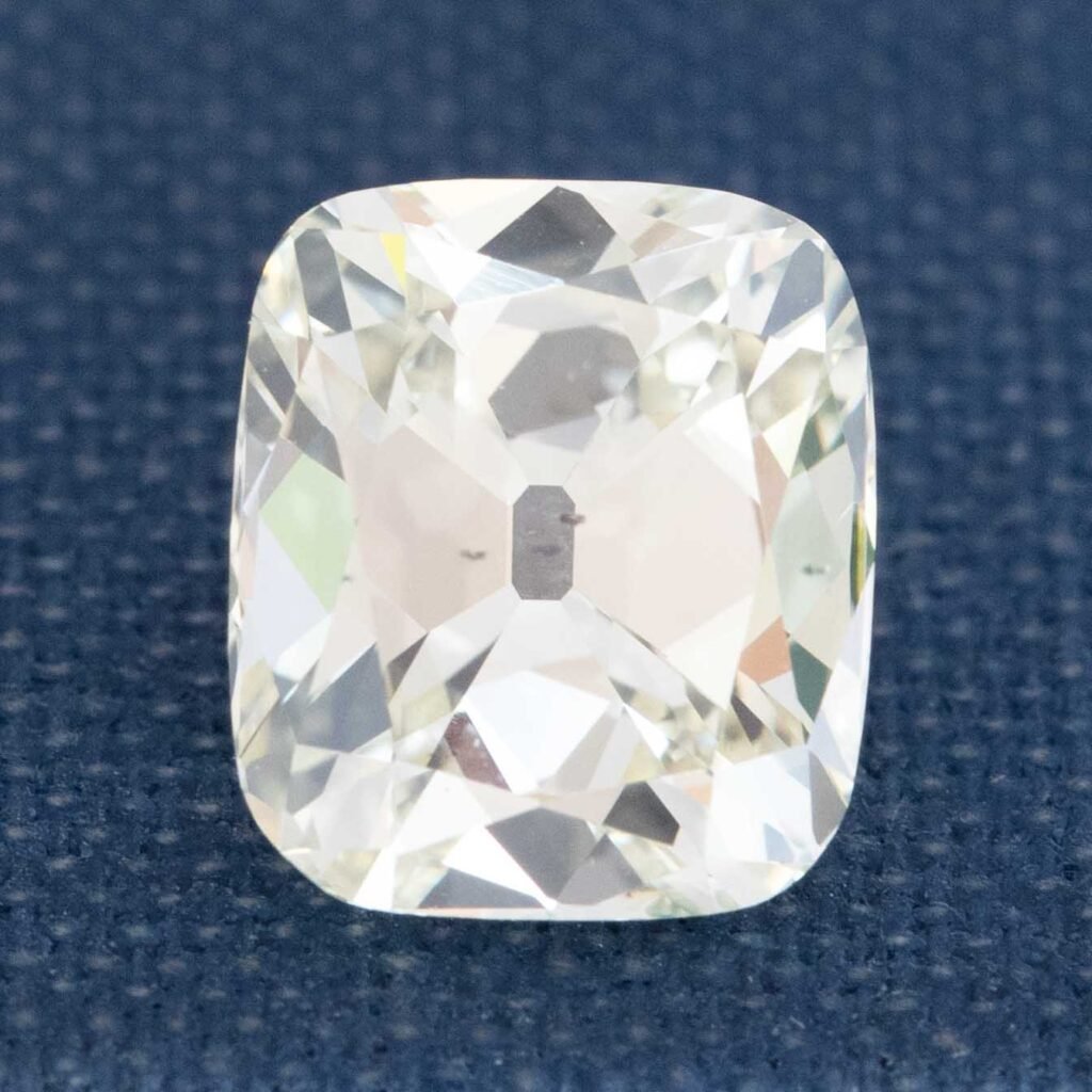 2.64ct Old Mine Cushion Cut Diamond, GIA M SI1