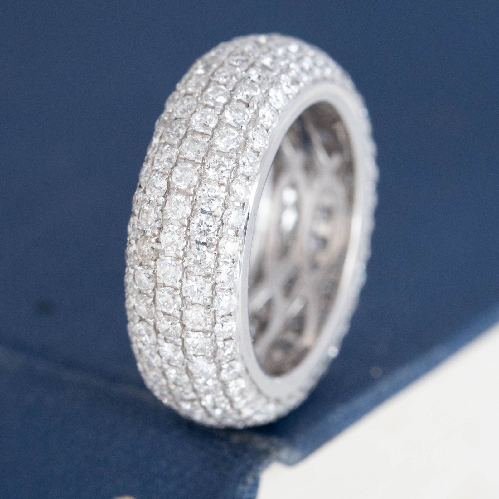 2.96ctw Diamond Pave Dome Eternity Band - Image 3
