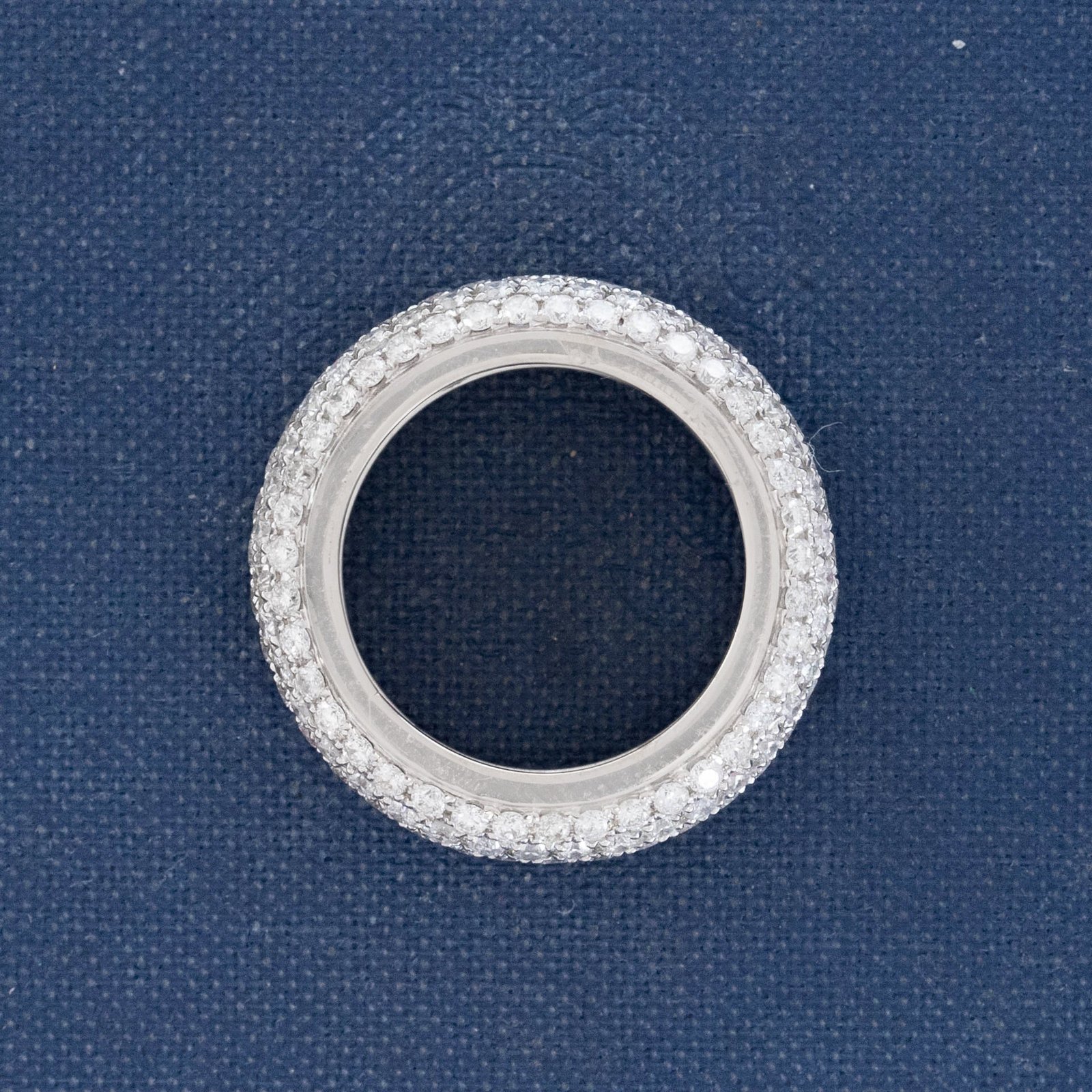 2.96ctw Diamond Pave Dome Eternity Band - Image 5
