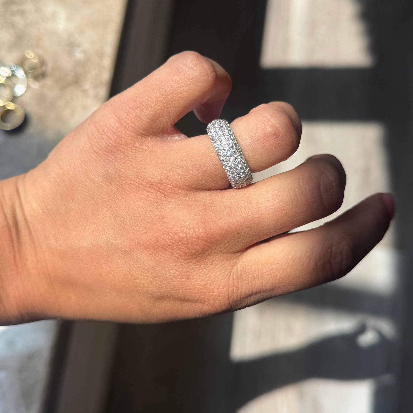 2.96ctw Diamond Pave Dome Eternity Band - Image 2