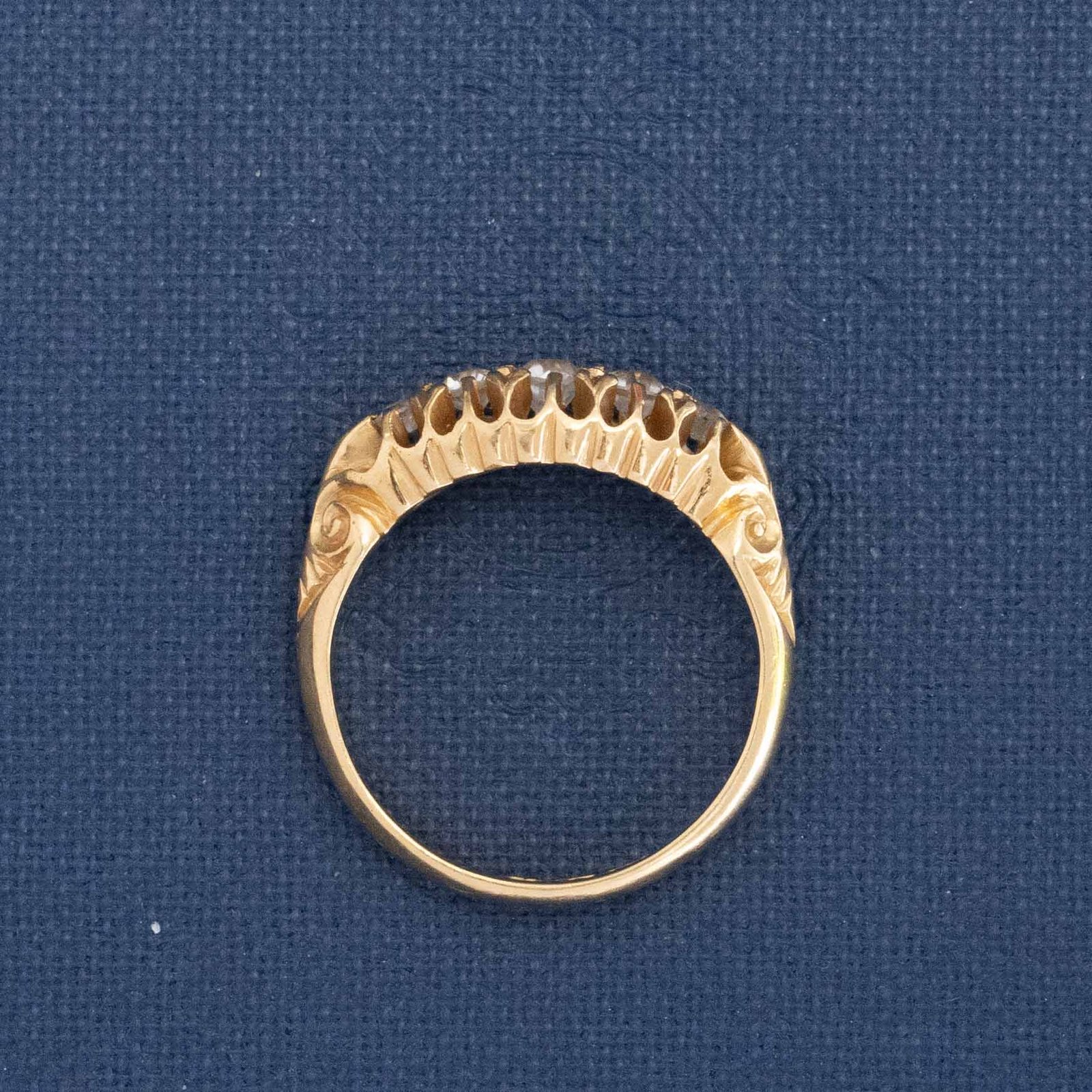 .29ctw Victorian Old European Cut Diamond Band - Image 7