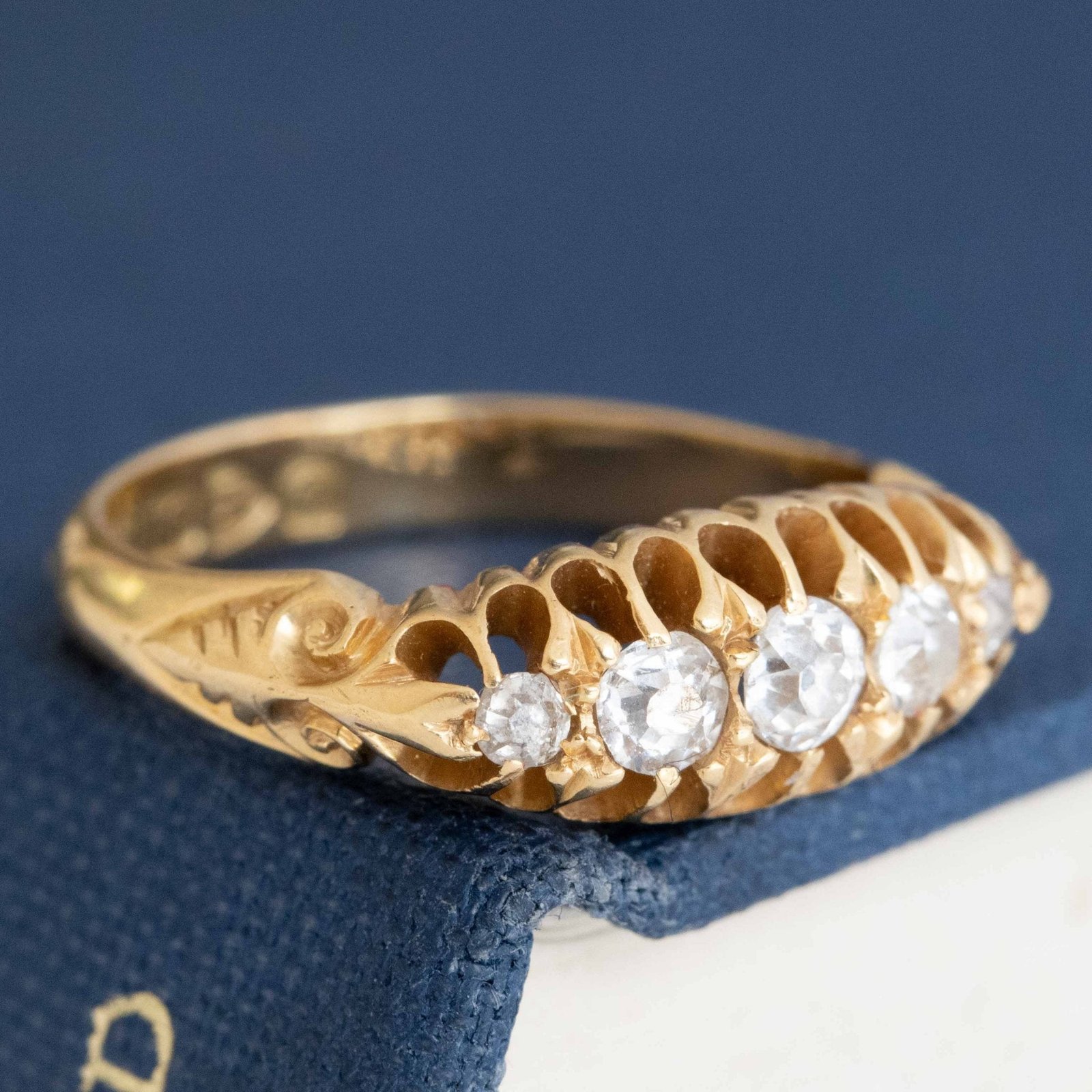 .29ctw Victorian Old European Cut Diamond Band - Image 3