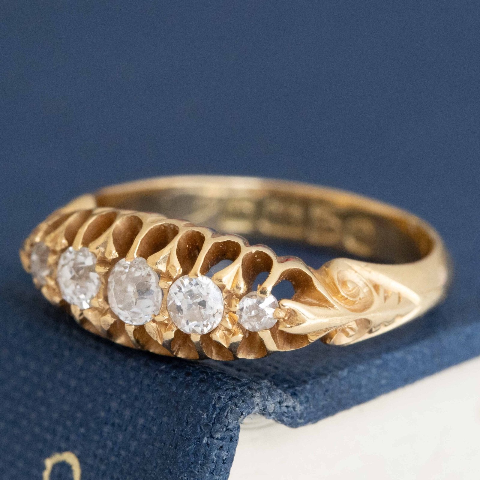 .29ctw Victorian Old European Cut Diamond Band - Image 6