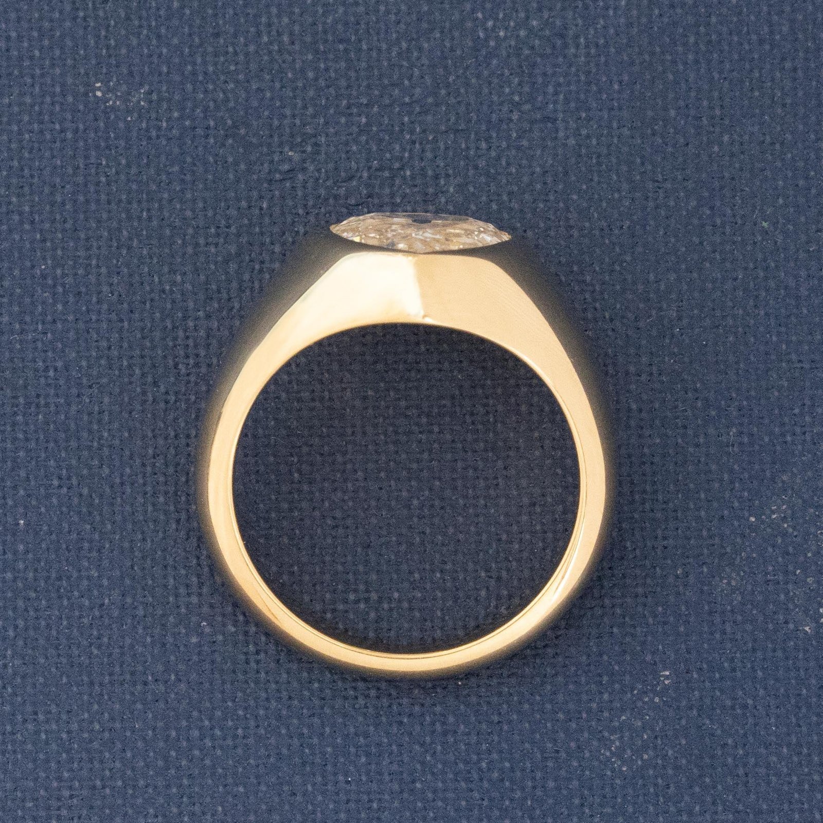 3.00ct Pear Cut Diamond Bezel Solitaire, GIA - Image 5