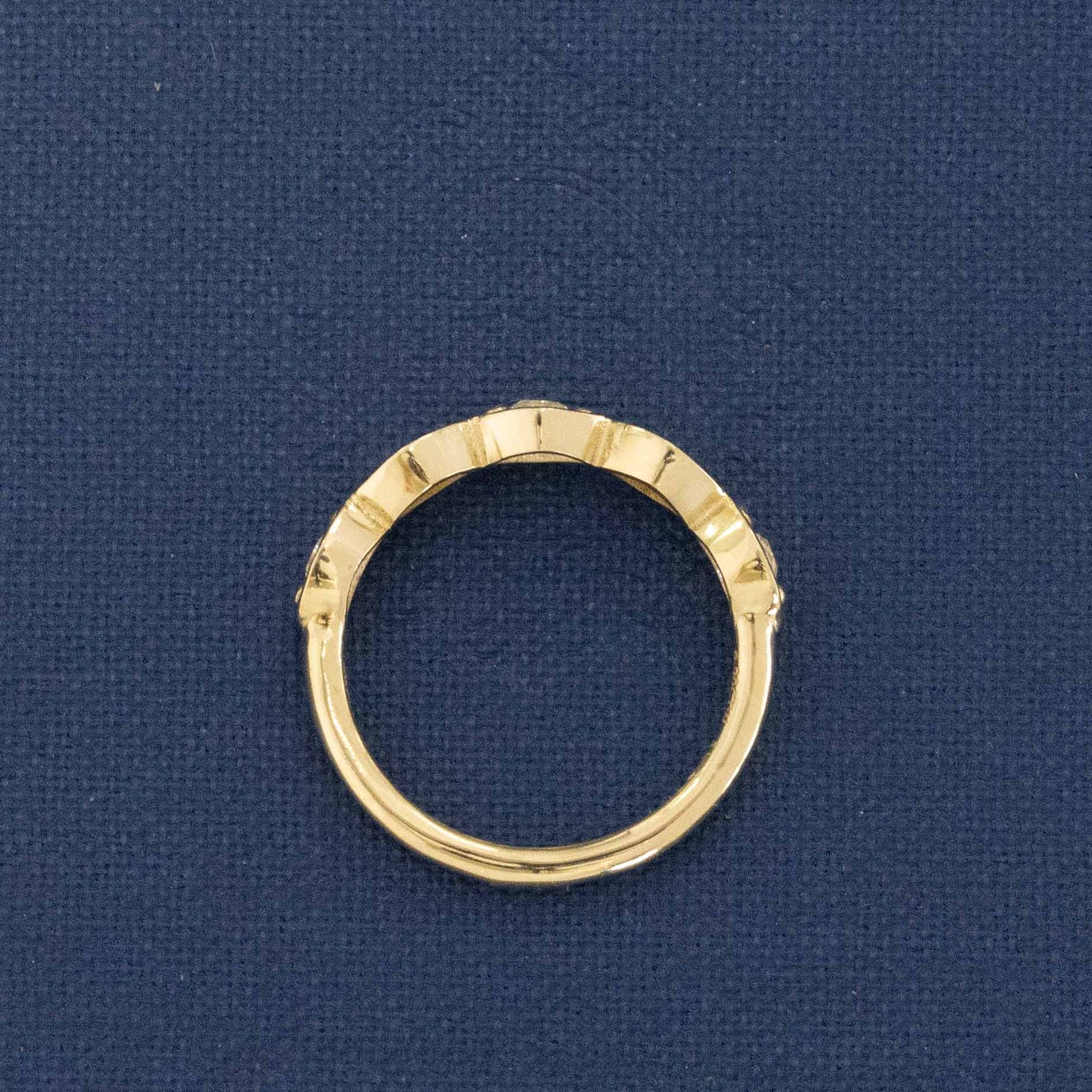 .30ctw Old European Cut Diamond Navette Style Band - Image 5