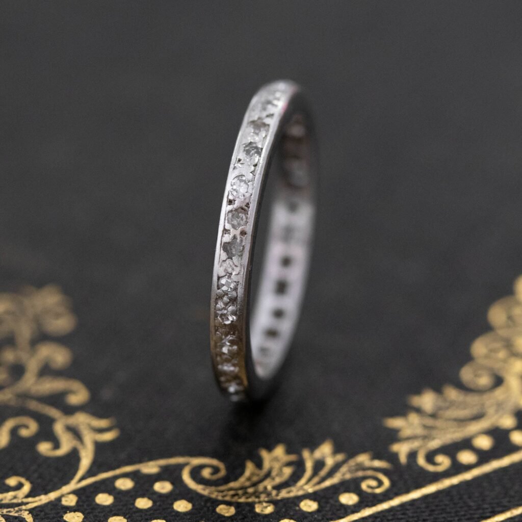 .35ctw Vintage Single Cut Diamond Eternity Band