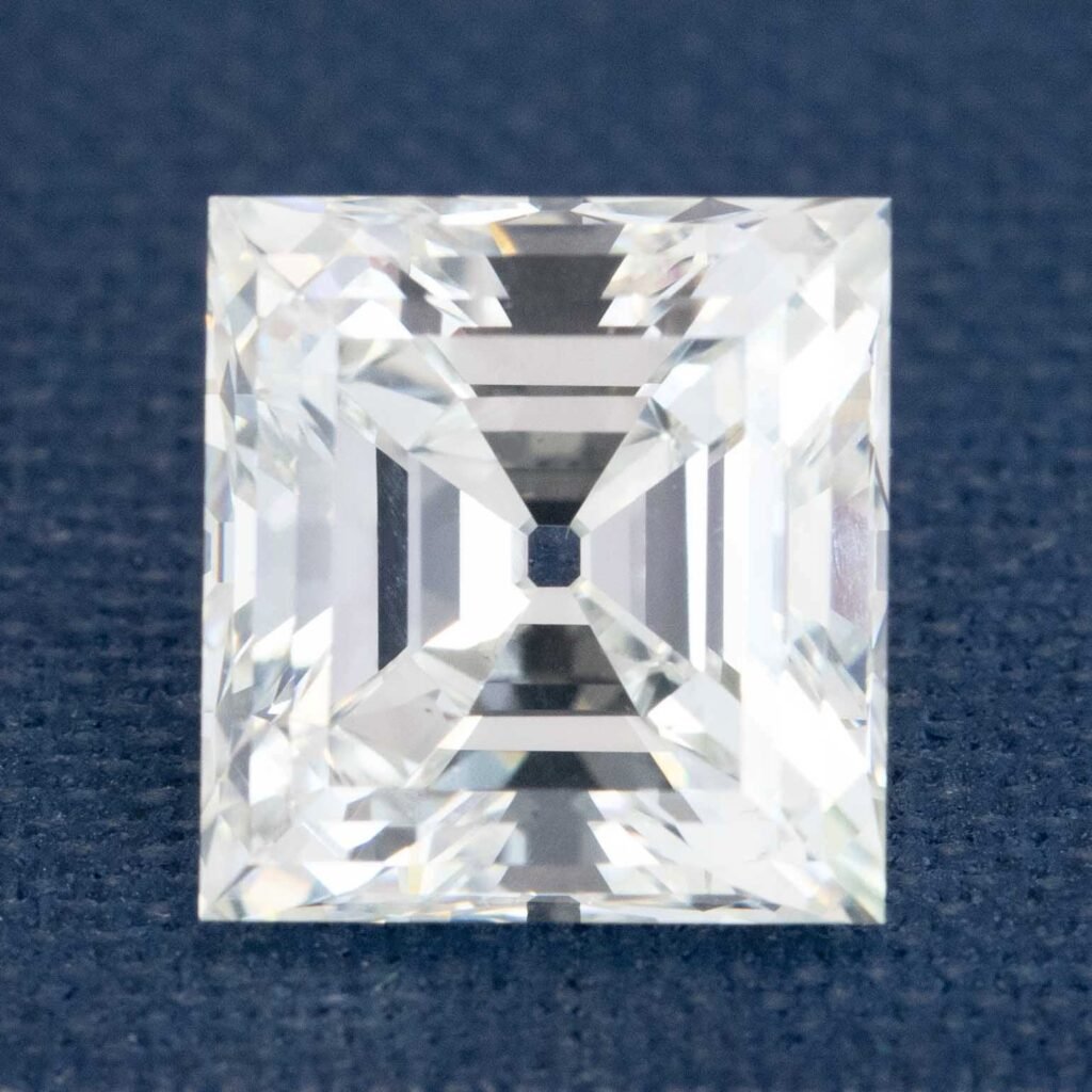 3.63ct RARE Antique Carre Cut Diamond, GIA I VS2