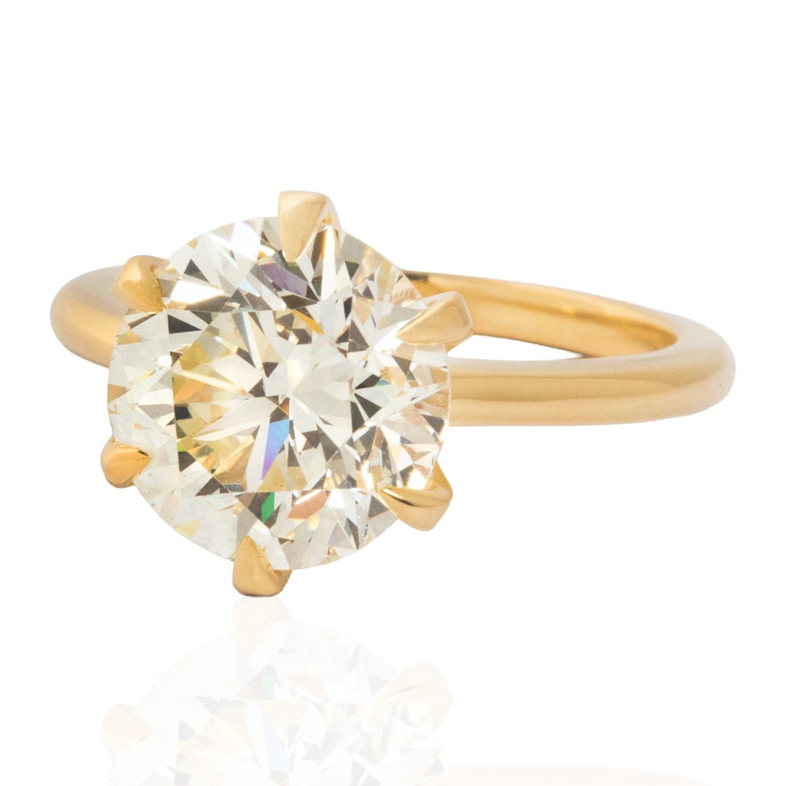 4.08ct Transitional Cut Diamond Solitaire, GIA - Image 4