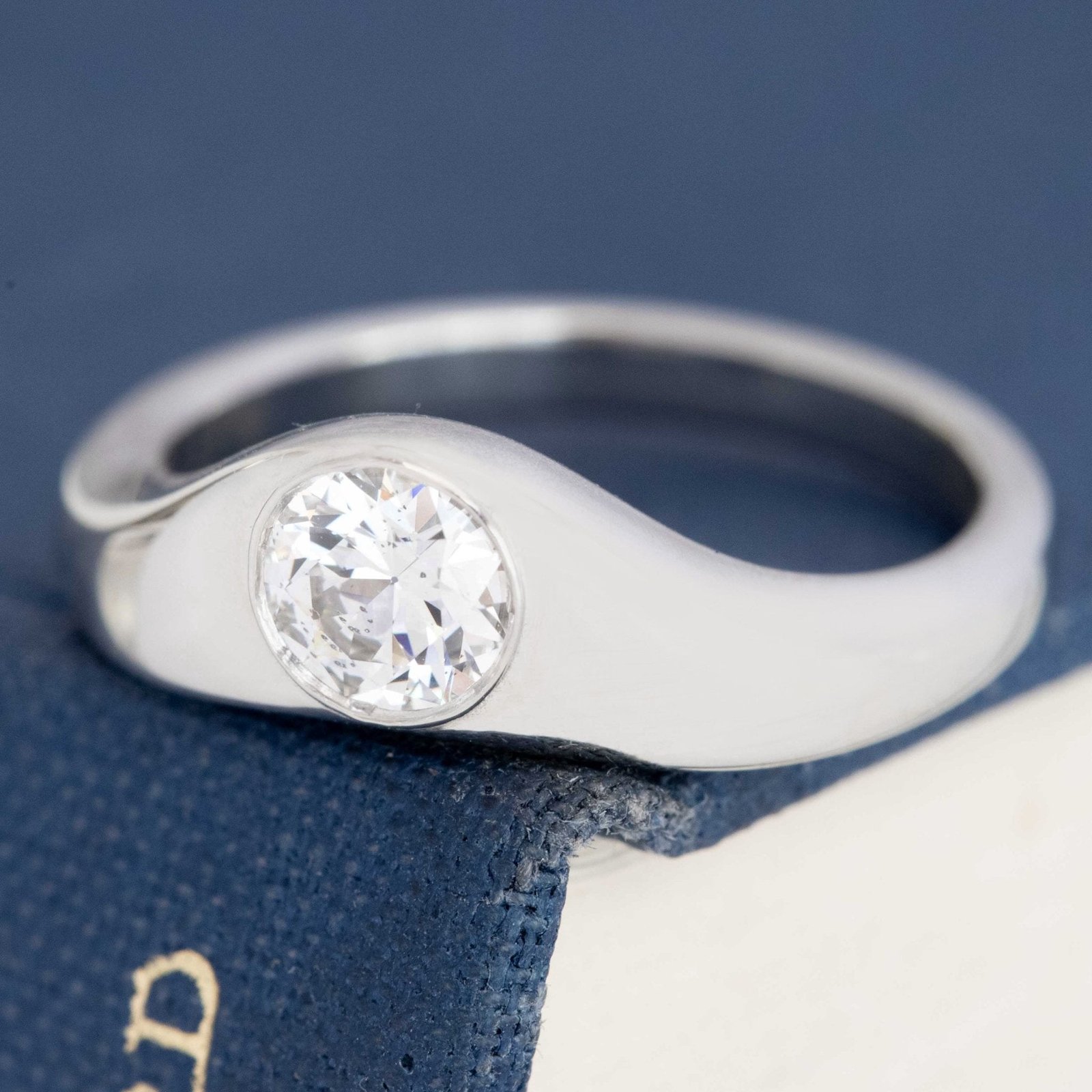 .52ct Old European Cut Diamond Wedding Set, GIA - Image 5