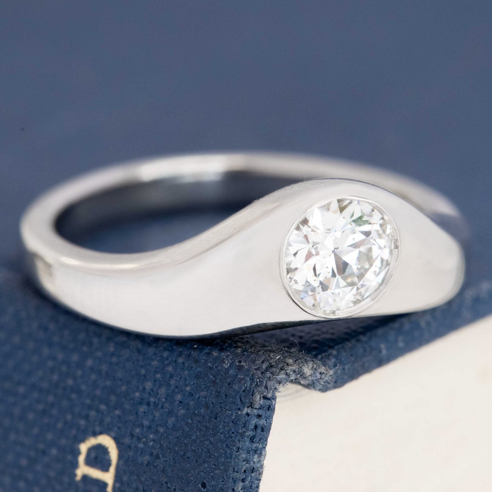.52ct Old European Cut Diamond Wedding Set, GIA - Image 4