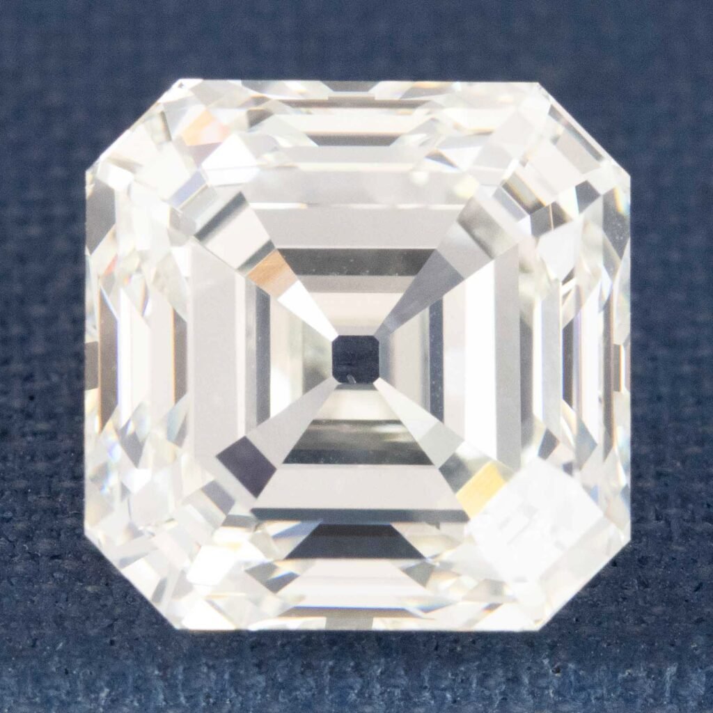 6.01ct Vintage Asscher Cut Diamond, GIA J VS2