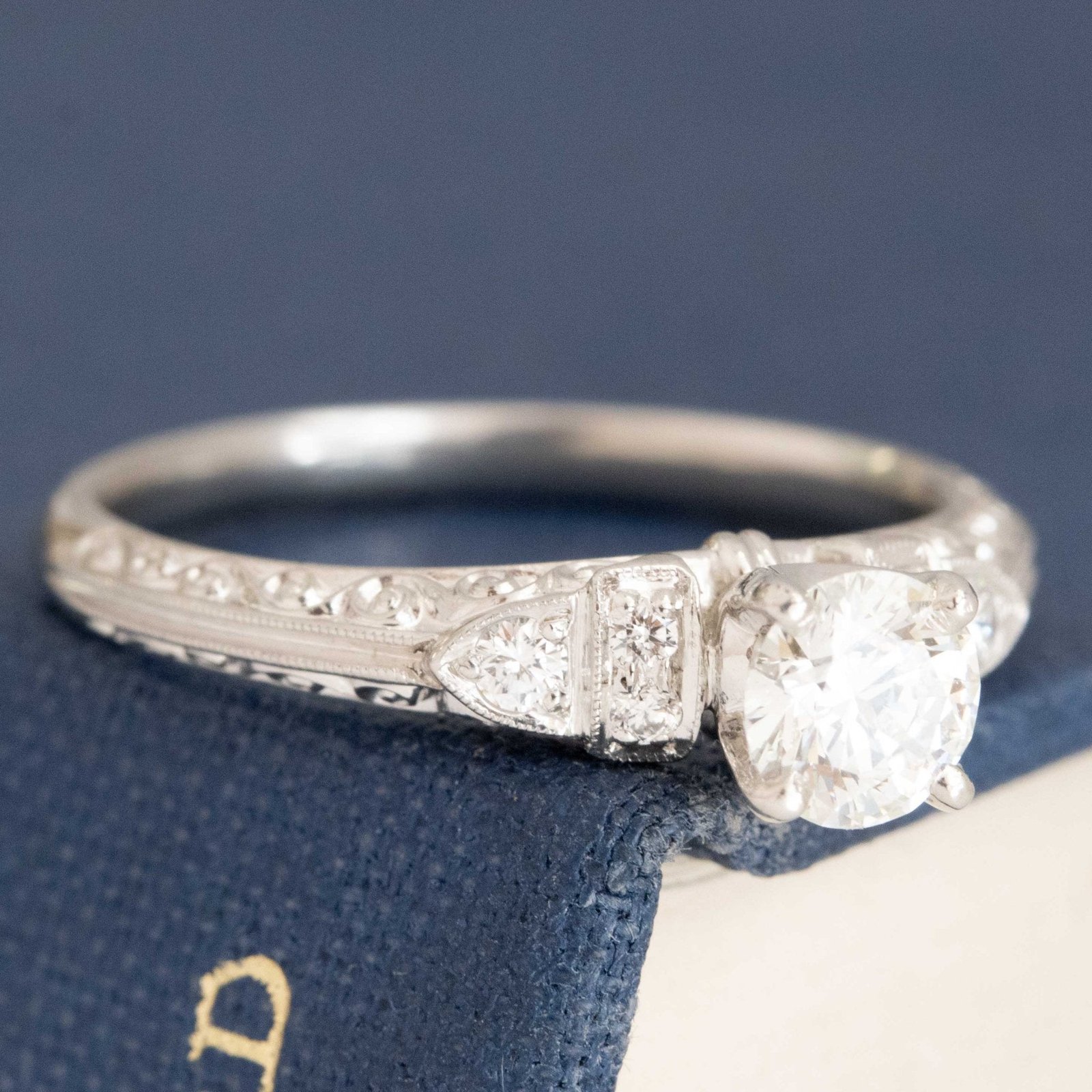 .68ctw Round Brilliant Cut Diamond Wedding Set, by Van Craeynest - Image 3