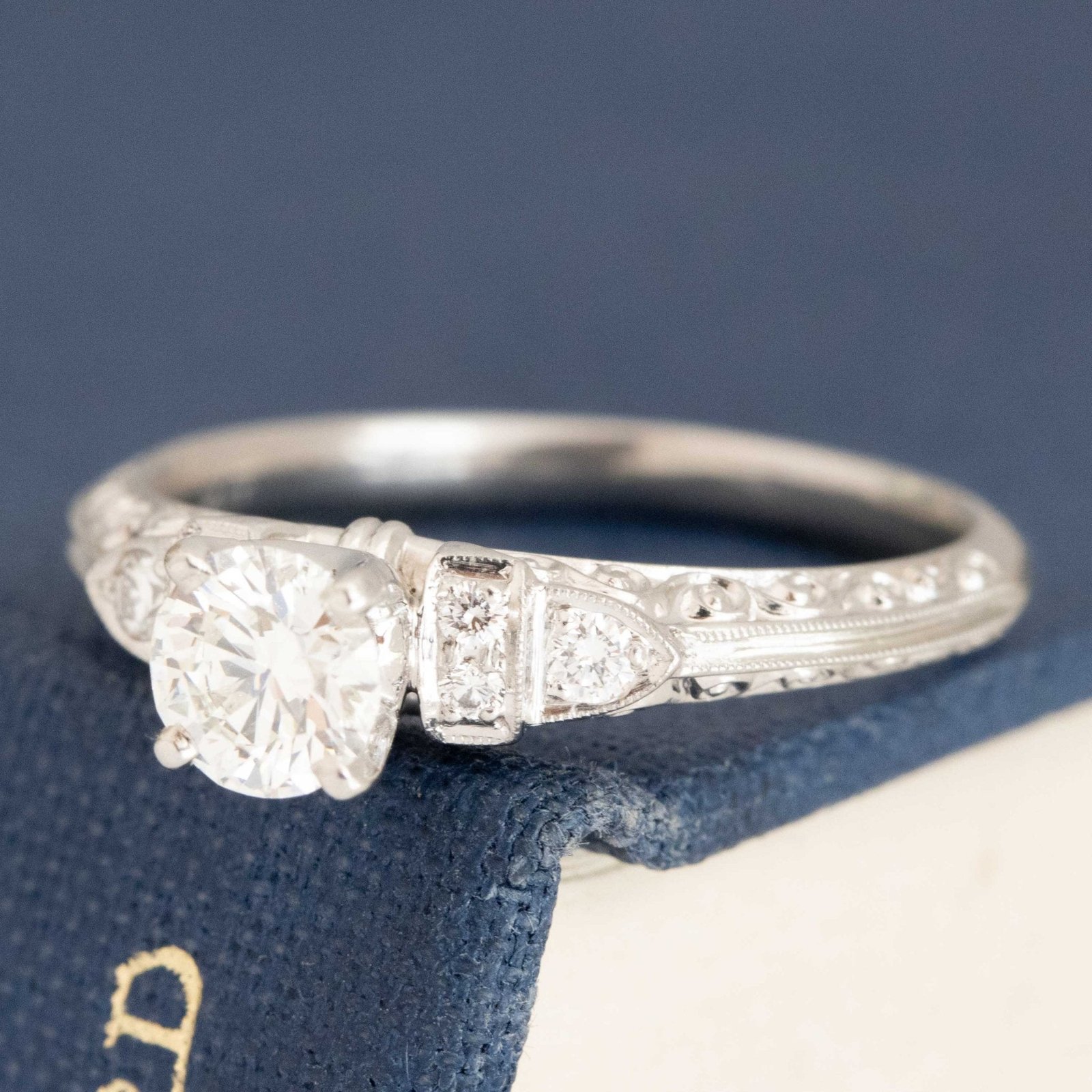 .68ctw Round Brilliant Cut Diamond Wedding Set, by Van Craeynest - Image 6