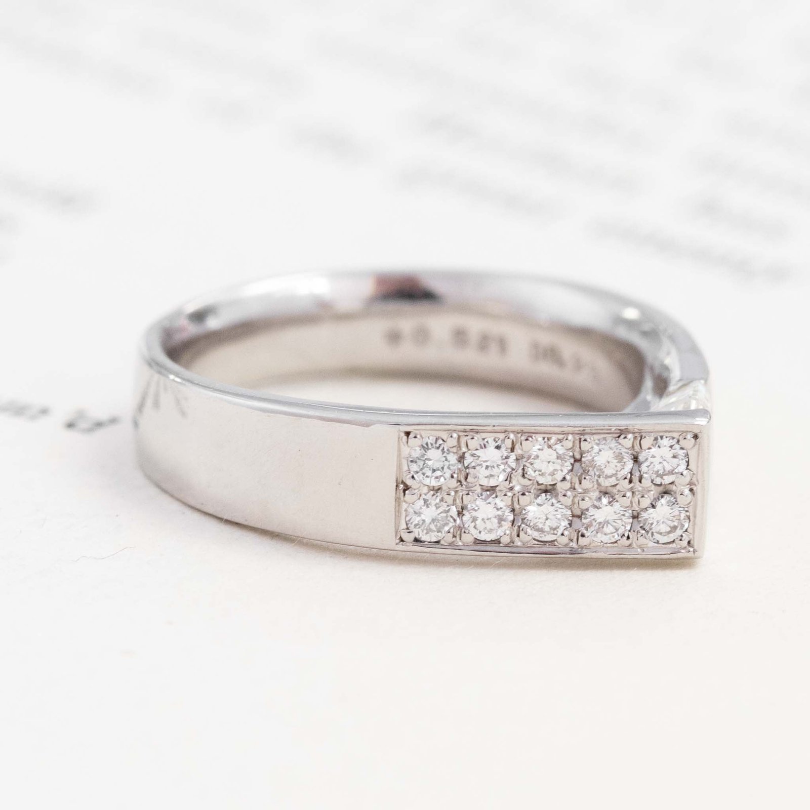 .75ctw Vintage Emerald Cut & Diamond Abstract Ring - Image 3