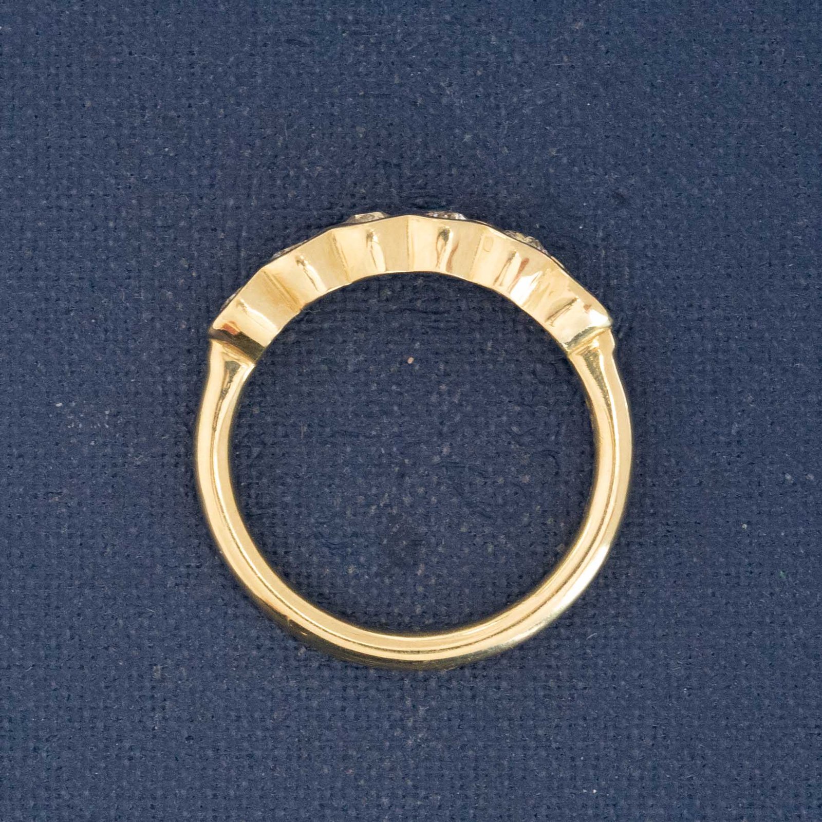 .84ctw Old European Cut Diamond 6-Stone Bezel Band - Image 5