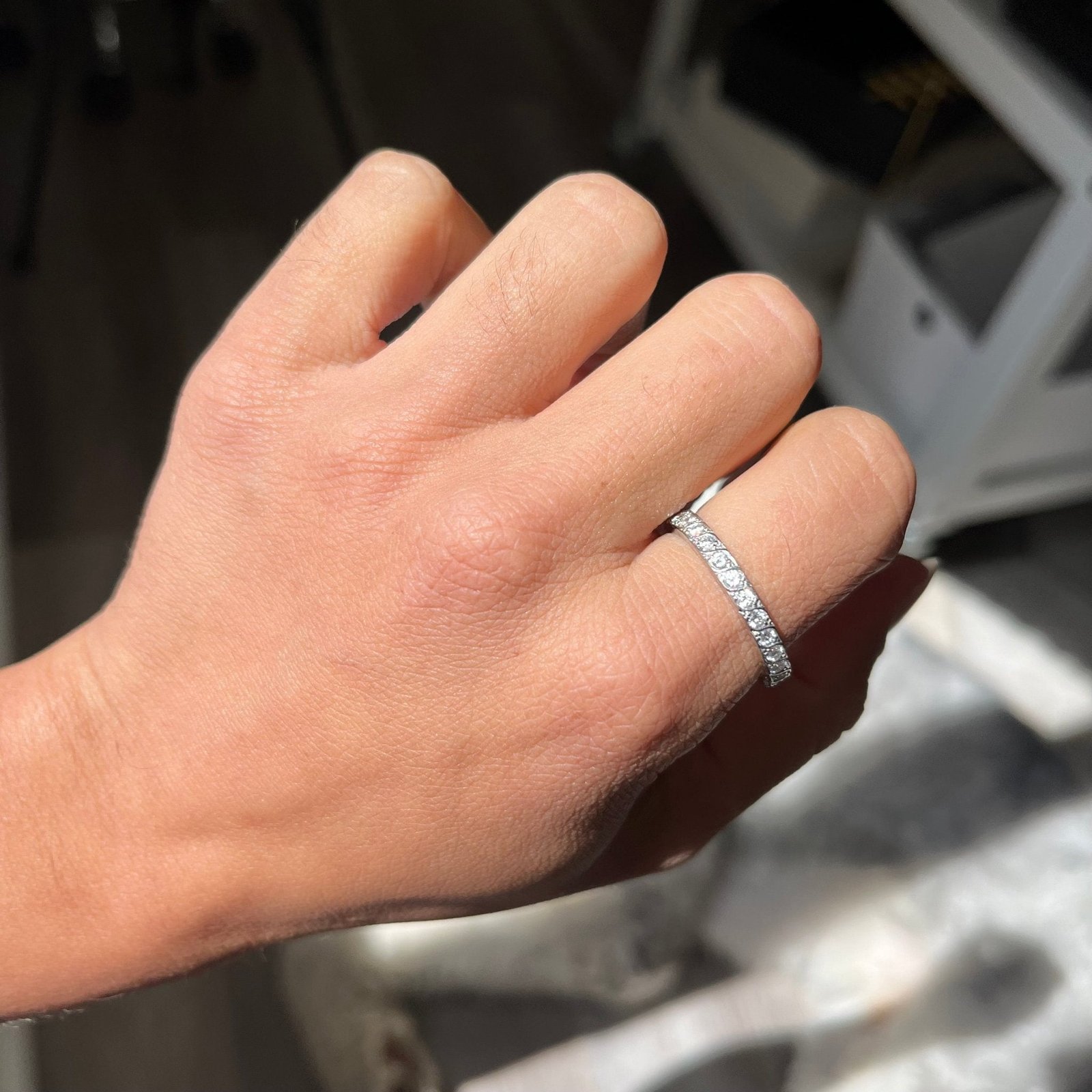 .85ctw Old European Cut Diamond Eternity Band - Image 2