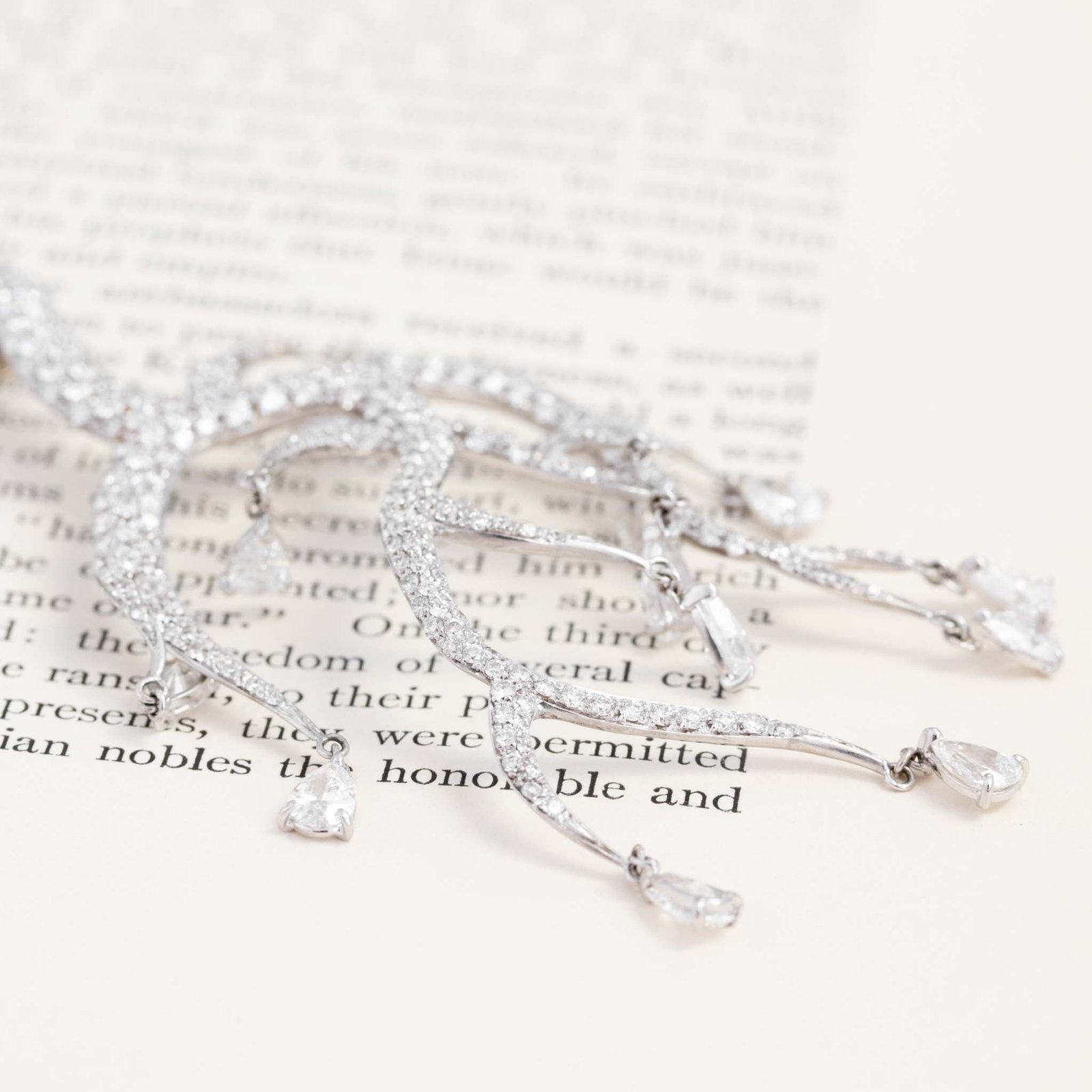 9.25ctw Wilfredo Rosado Diamond Branch Necklace - Image 4