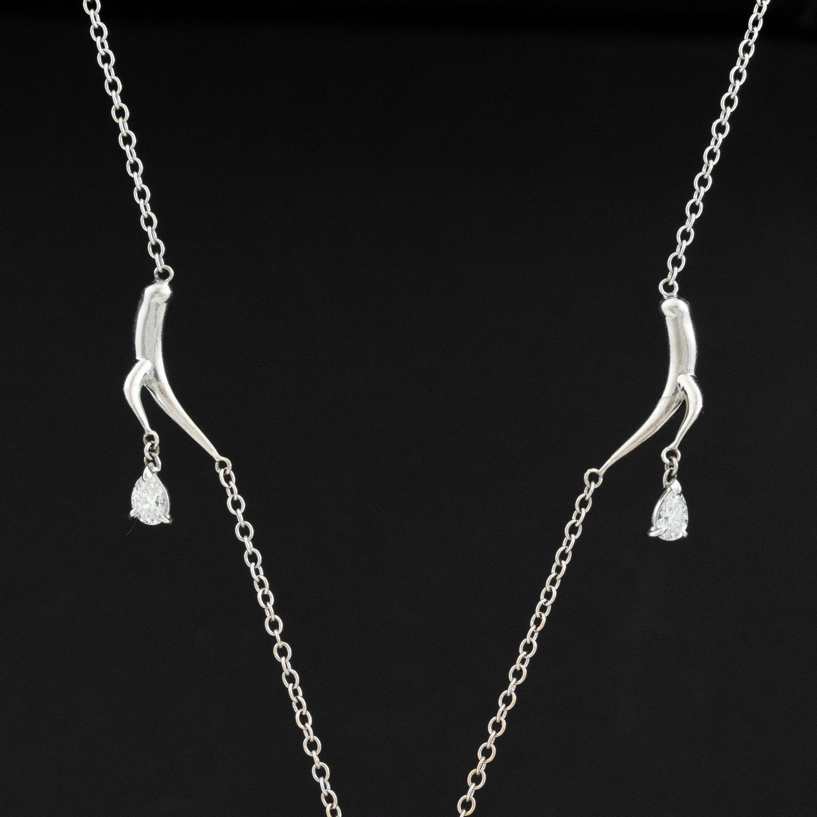 9.25ctw Wilfredo Rosado Diamond Branch Necklace - Image 3