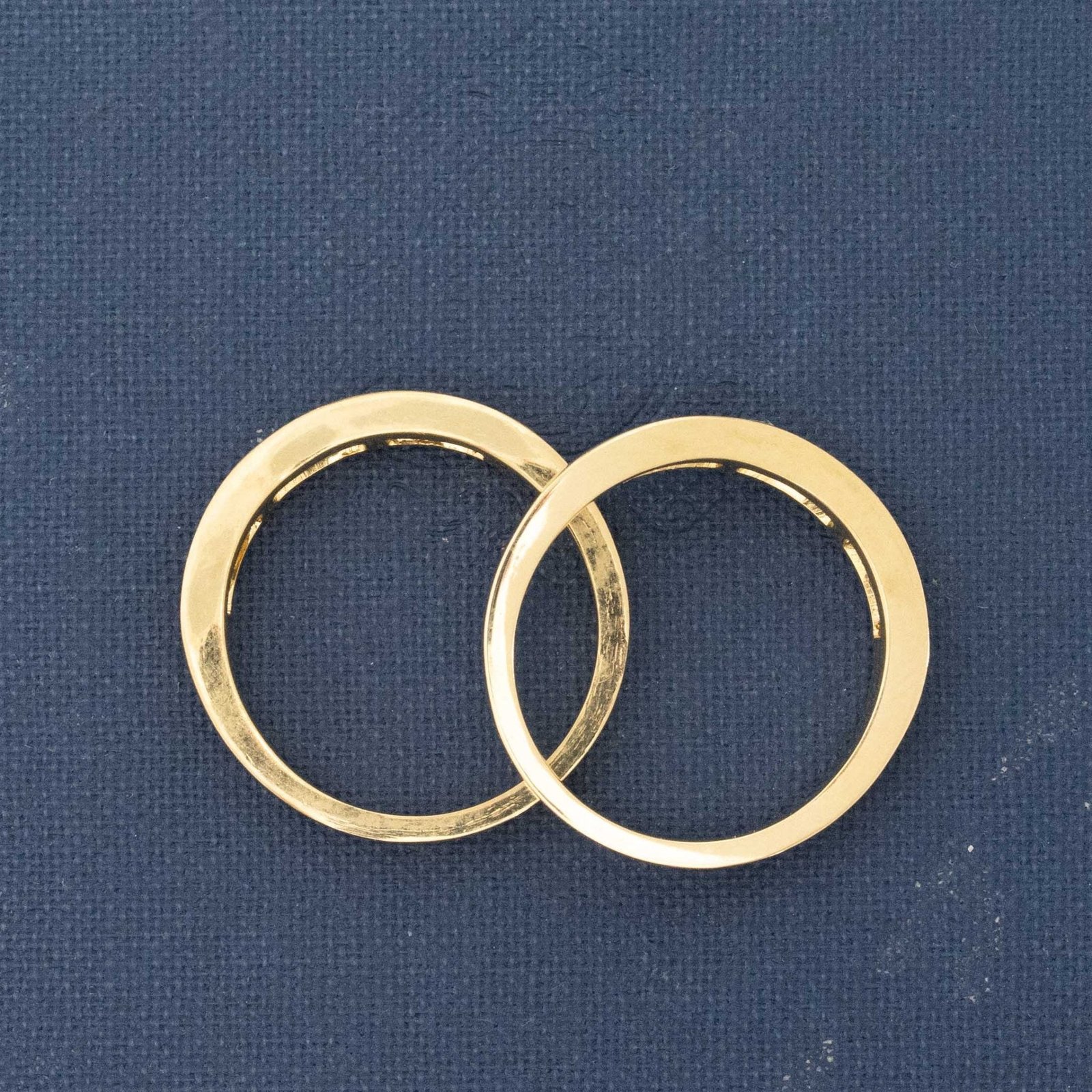 .92ctw Vintage Carre Cut Diamond Curved Stacker Bands - Image 7