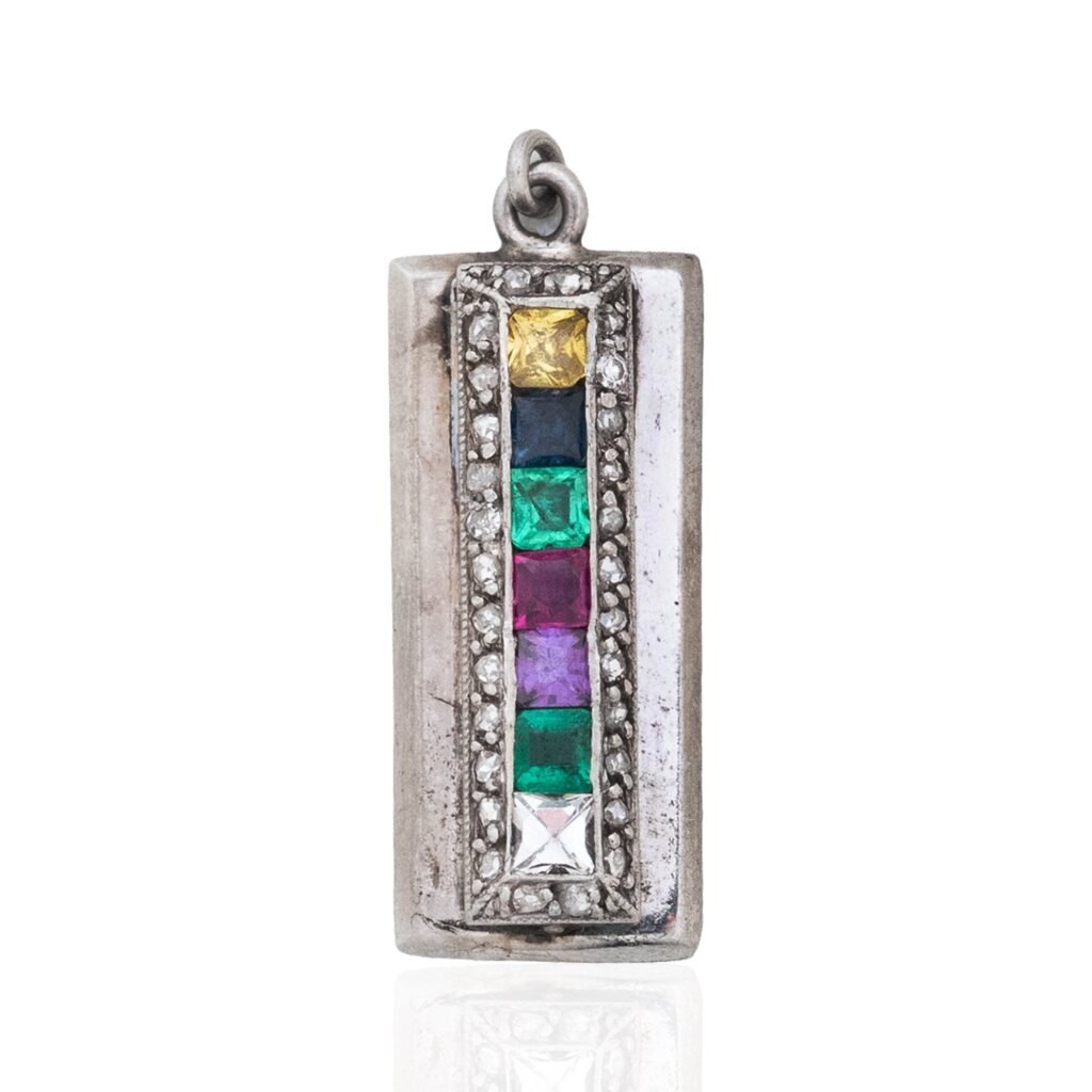 Antique Gemstone "DEAREST" Acrostic Charm, by Cartier